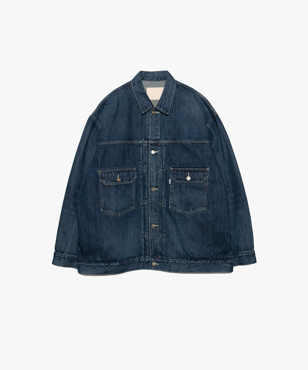 Selvage Denim Jacket-DARK FADE-