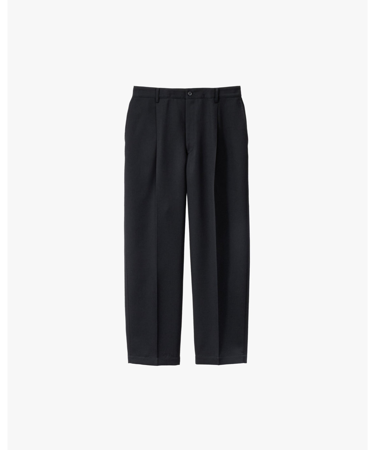 Scale Off Wool Wide Tapered Slacks