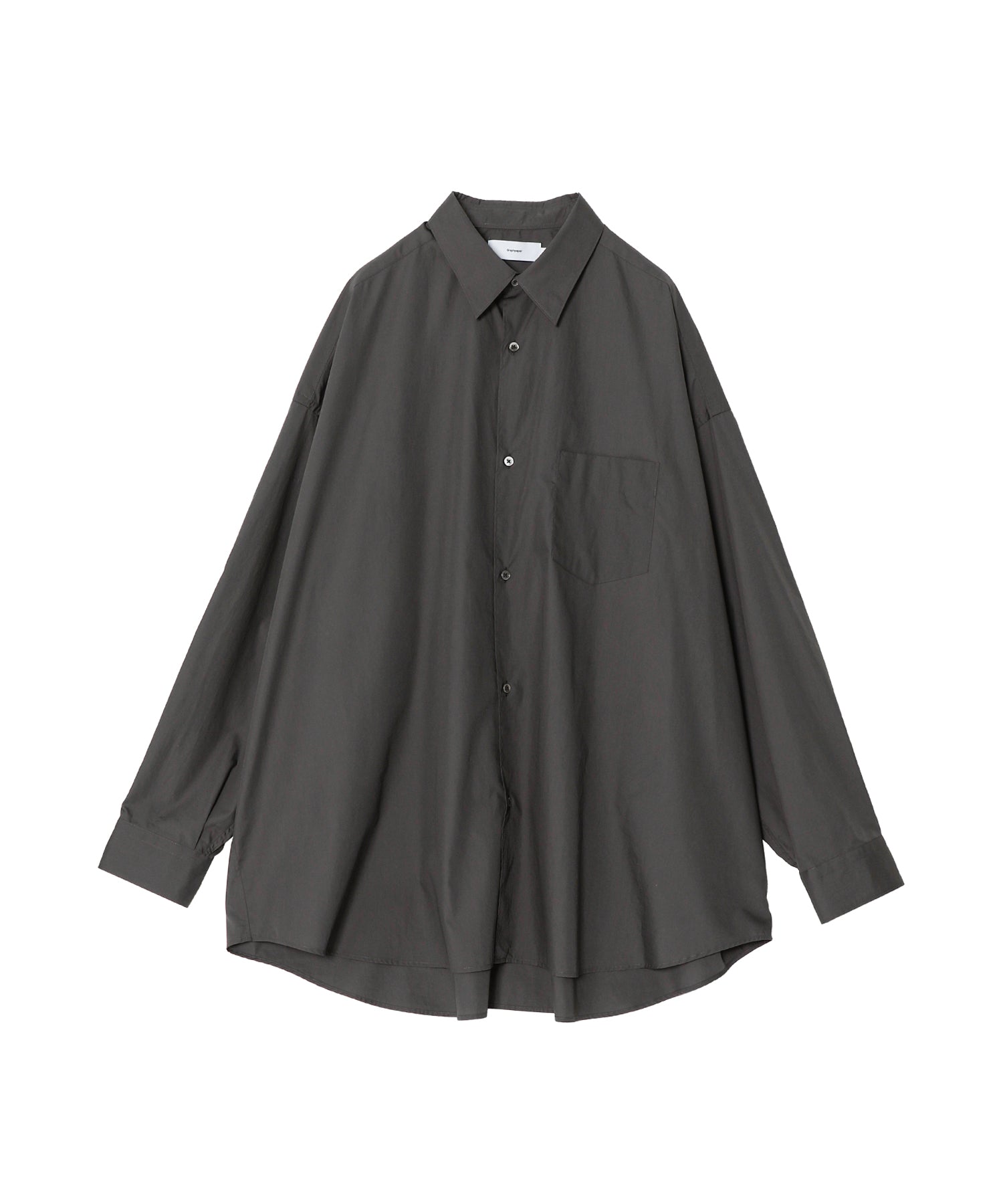 Broad L/S Oversized Regular Collar Shirt - Graphpaper (グラフ