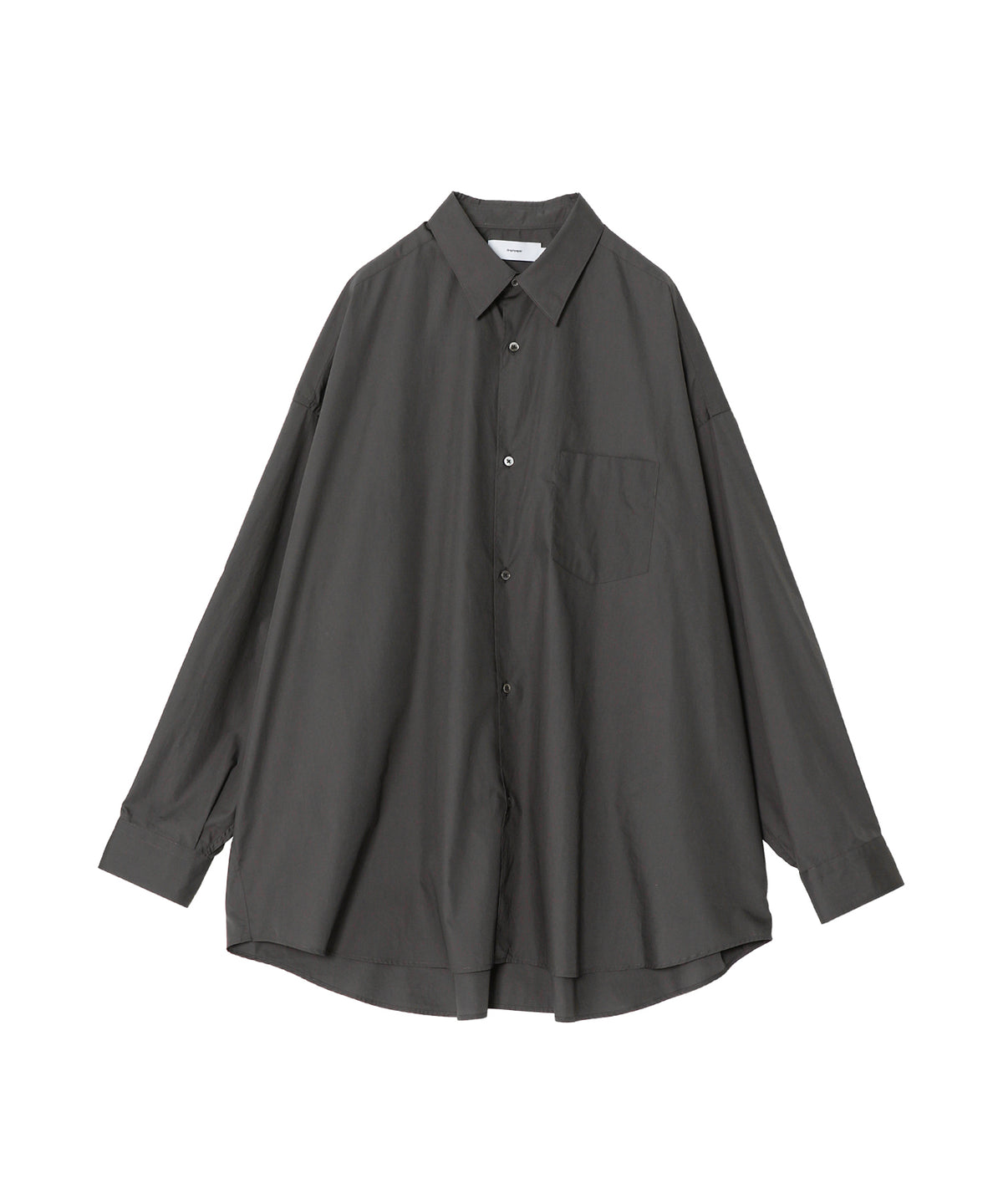Broad L/S Oversized Regular Collar Shirt