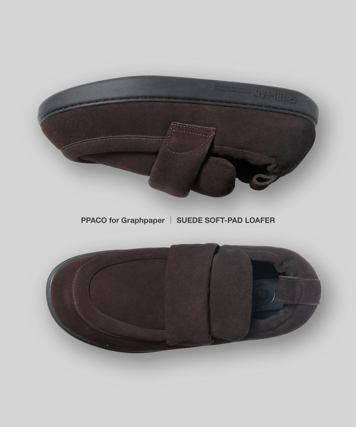 PPACO for Graphpaper SUEDE SOFT-PAD LOAFER