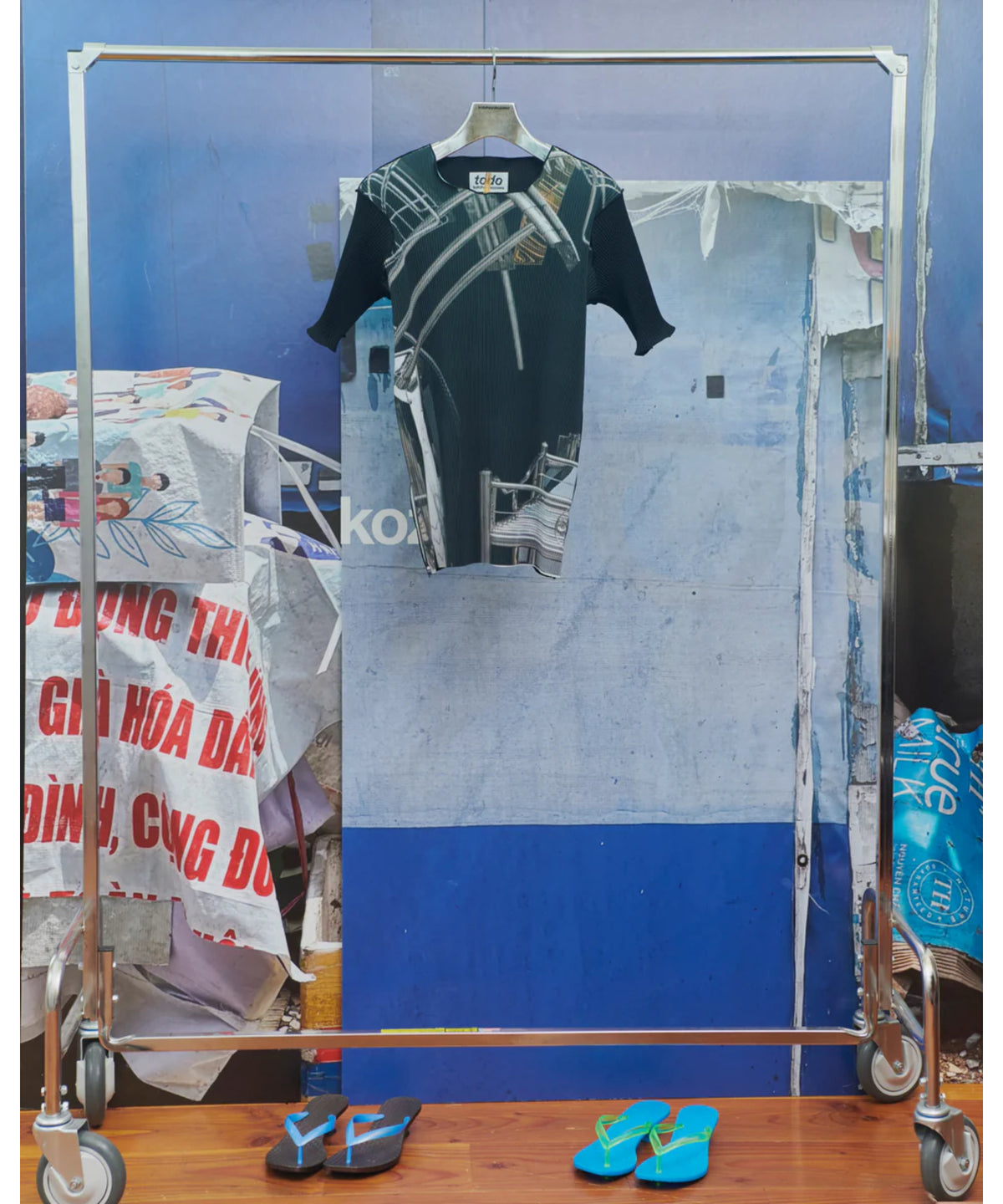 GRAPHIC WAVE RELAX TOP