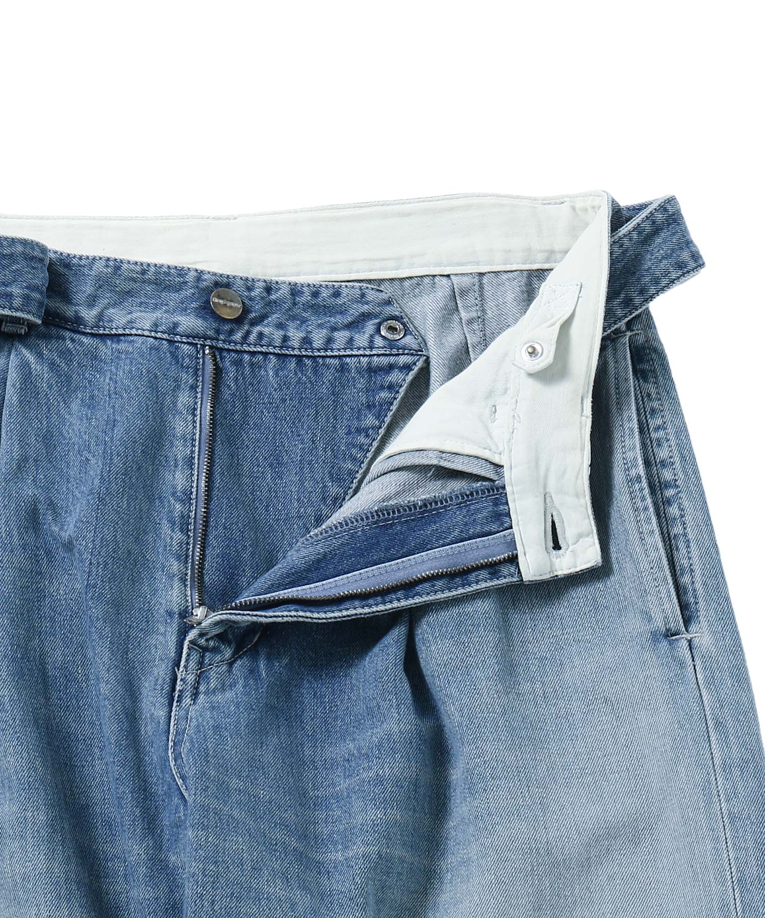 Selvage Denim Belted Pants