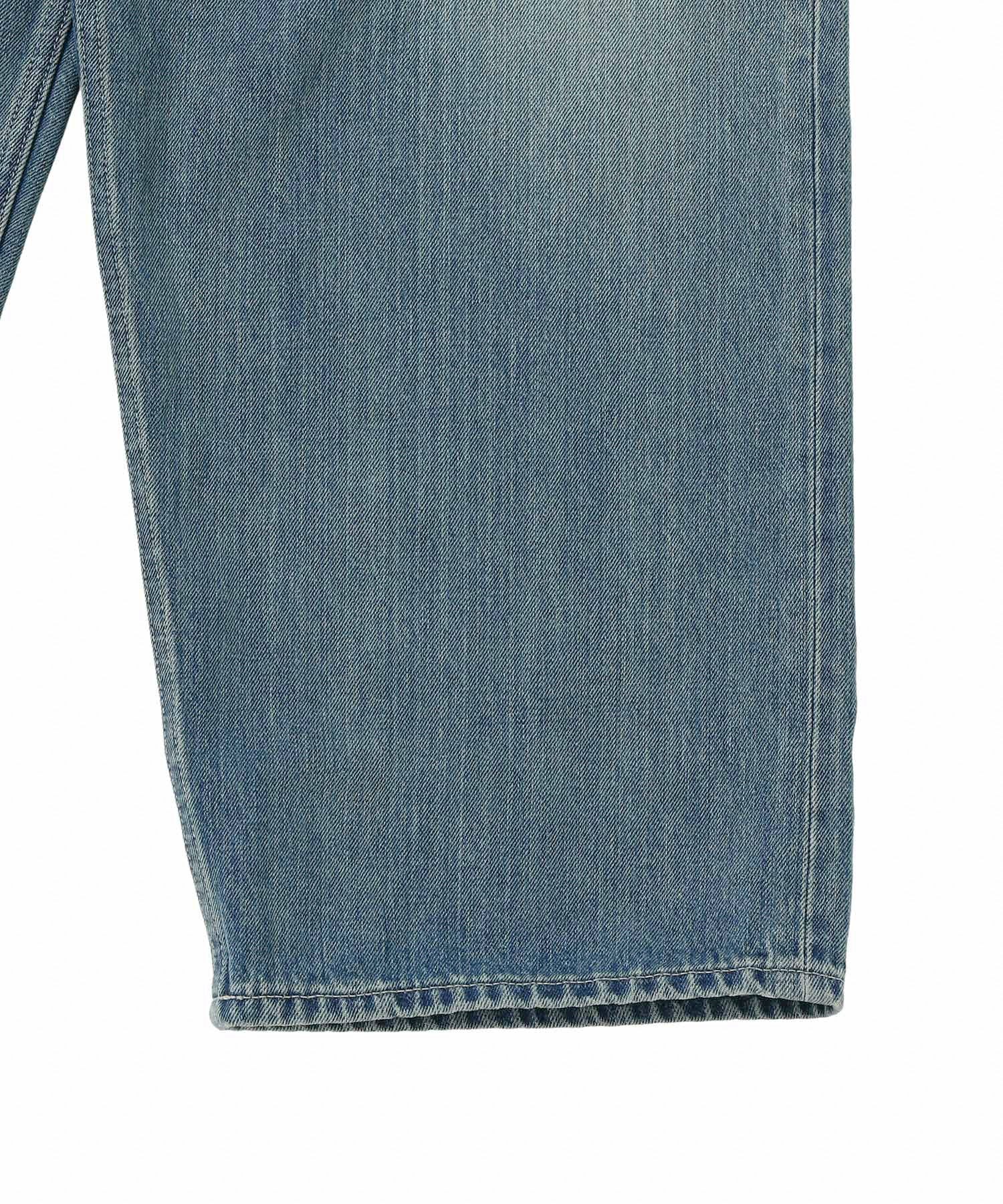 Selvage Denim Two Tuck Pants -LIGHT FADE-