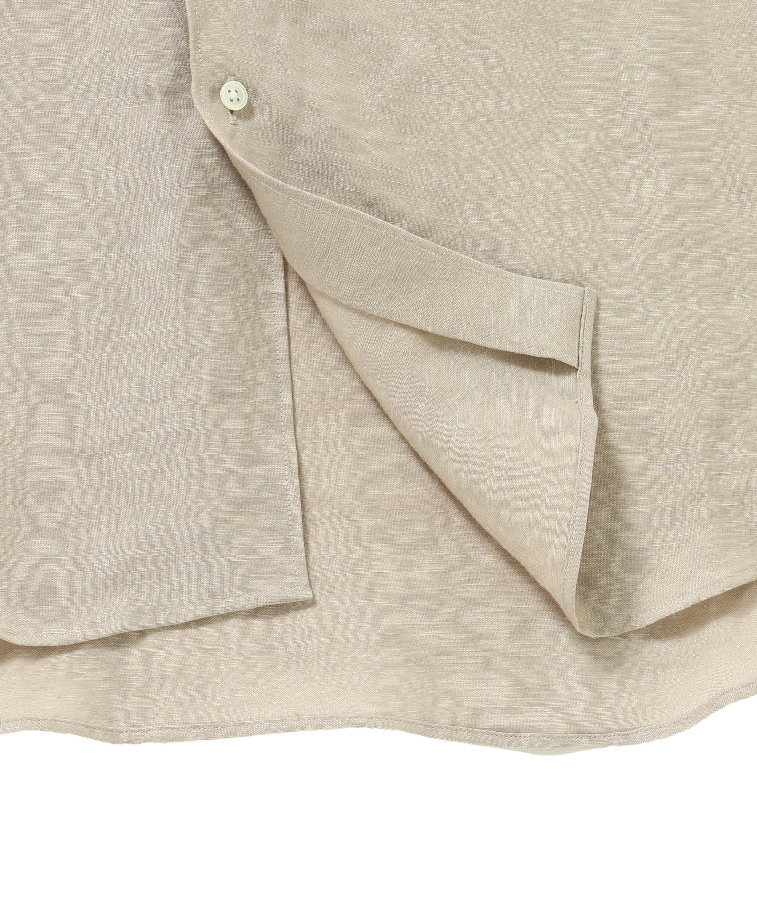 Linen Cupro L/S Oversized Regular Collar Shirt