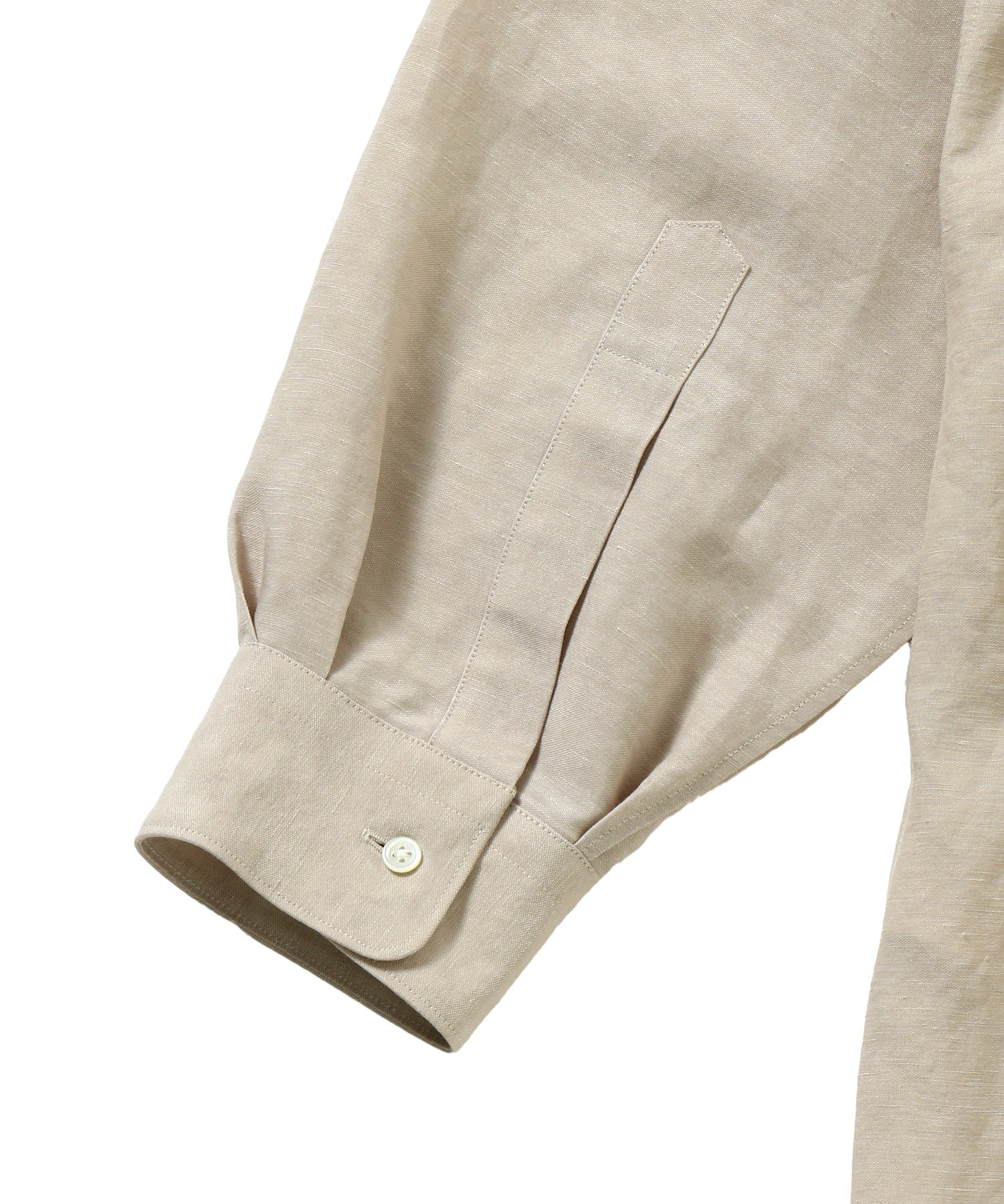Linen Cupro L/S Oversized Band Collar Shirt