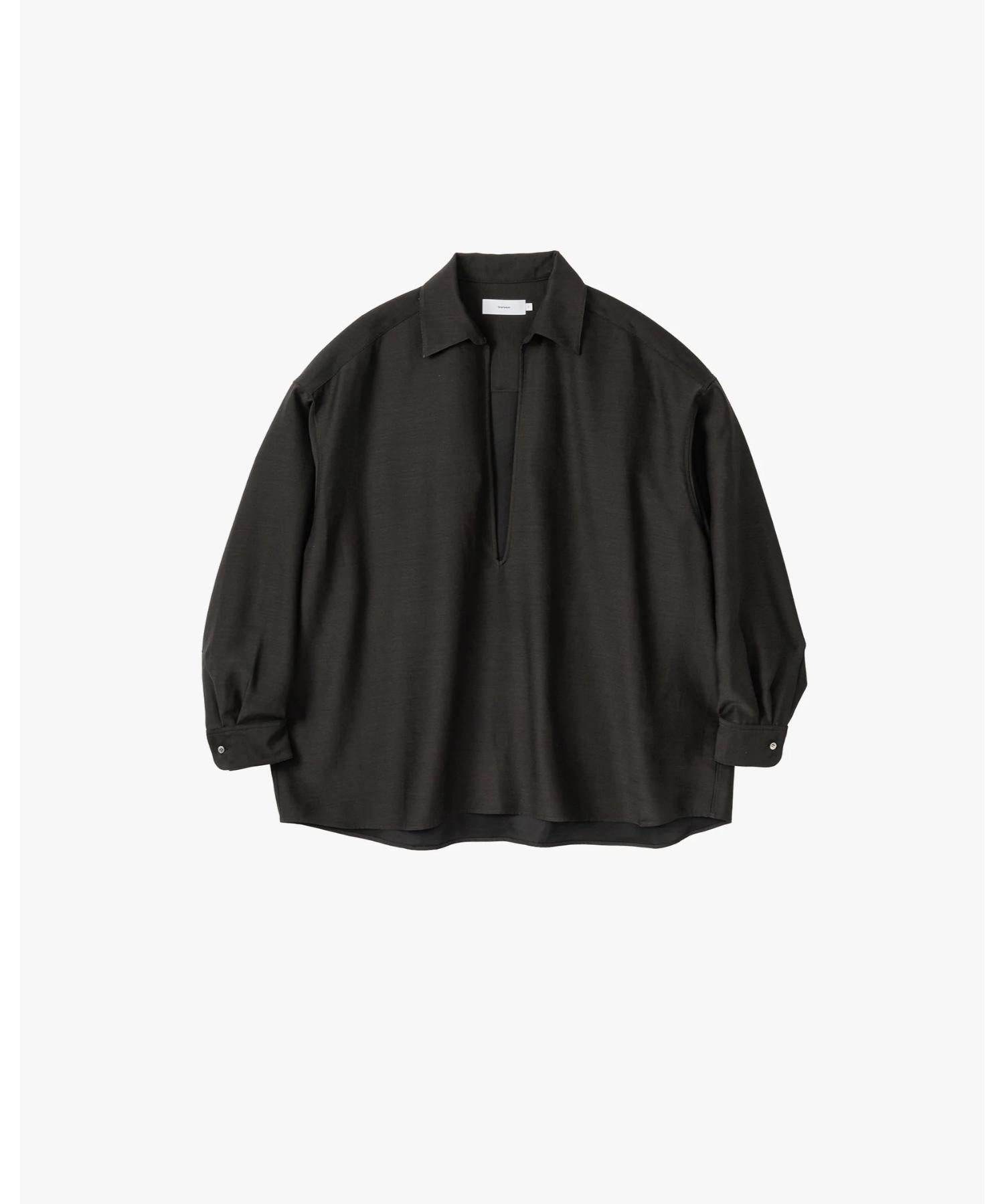 Wool Cupro Skipper Shirt