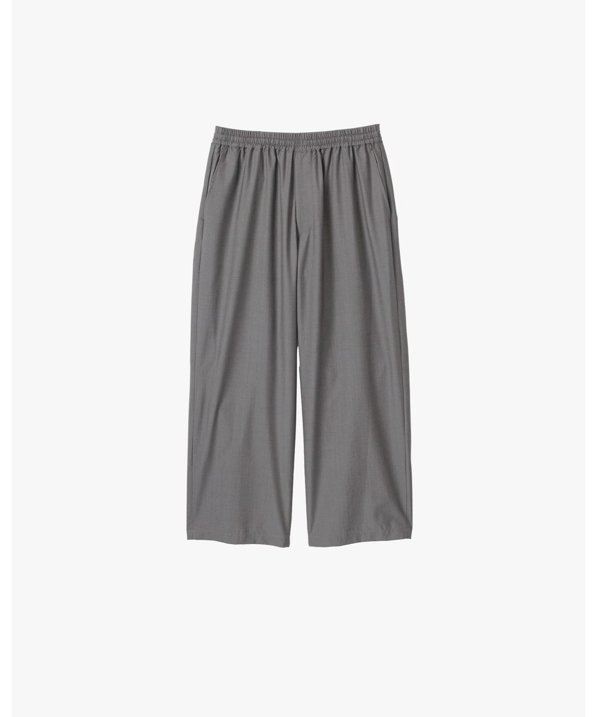 Fine Wool Tropical Easy Wide Pants