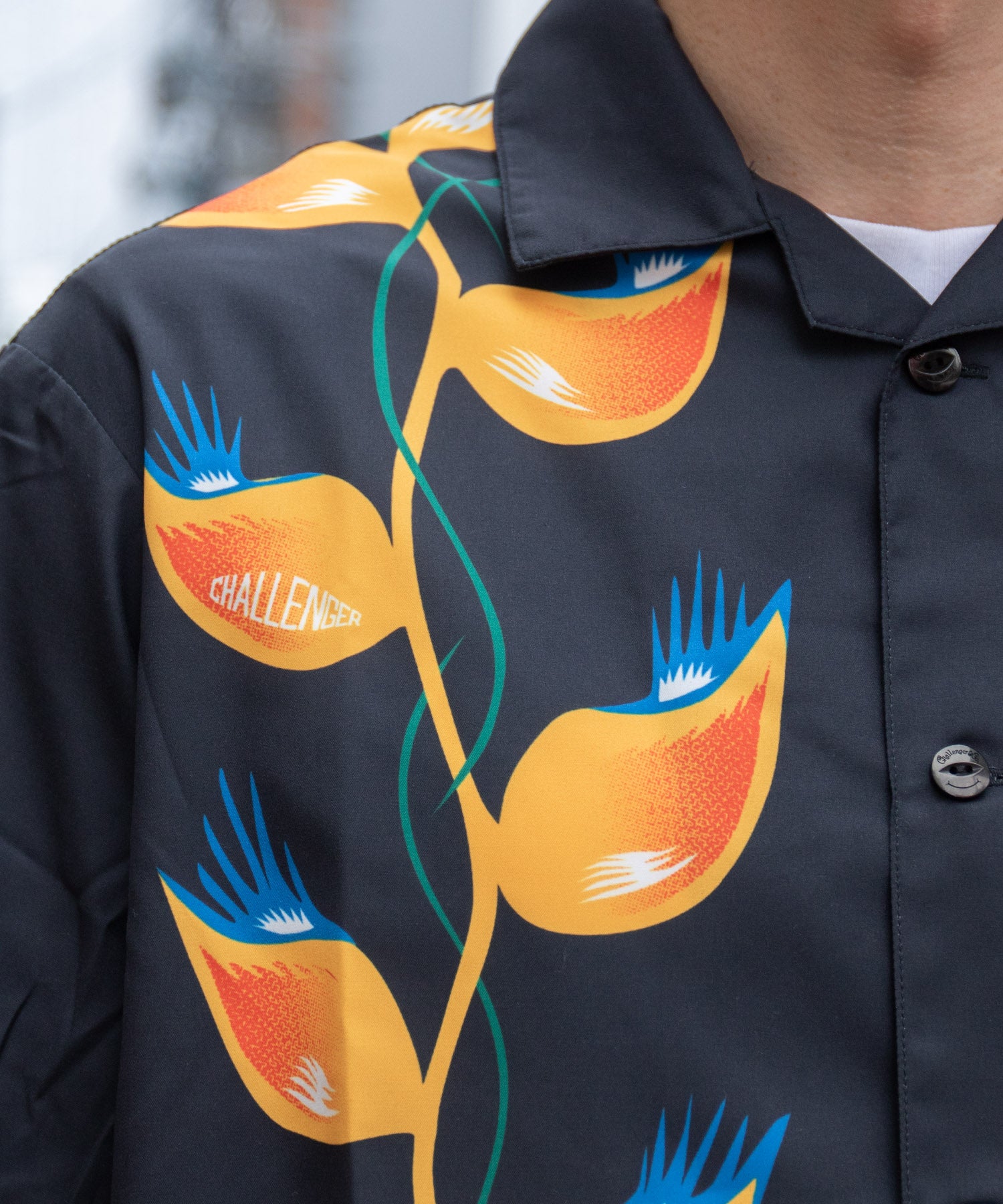 S/S FLAME LEAF SHIRT