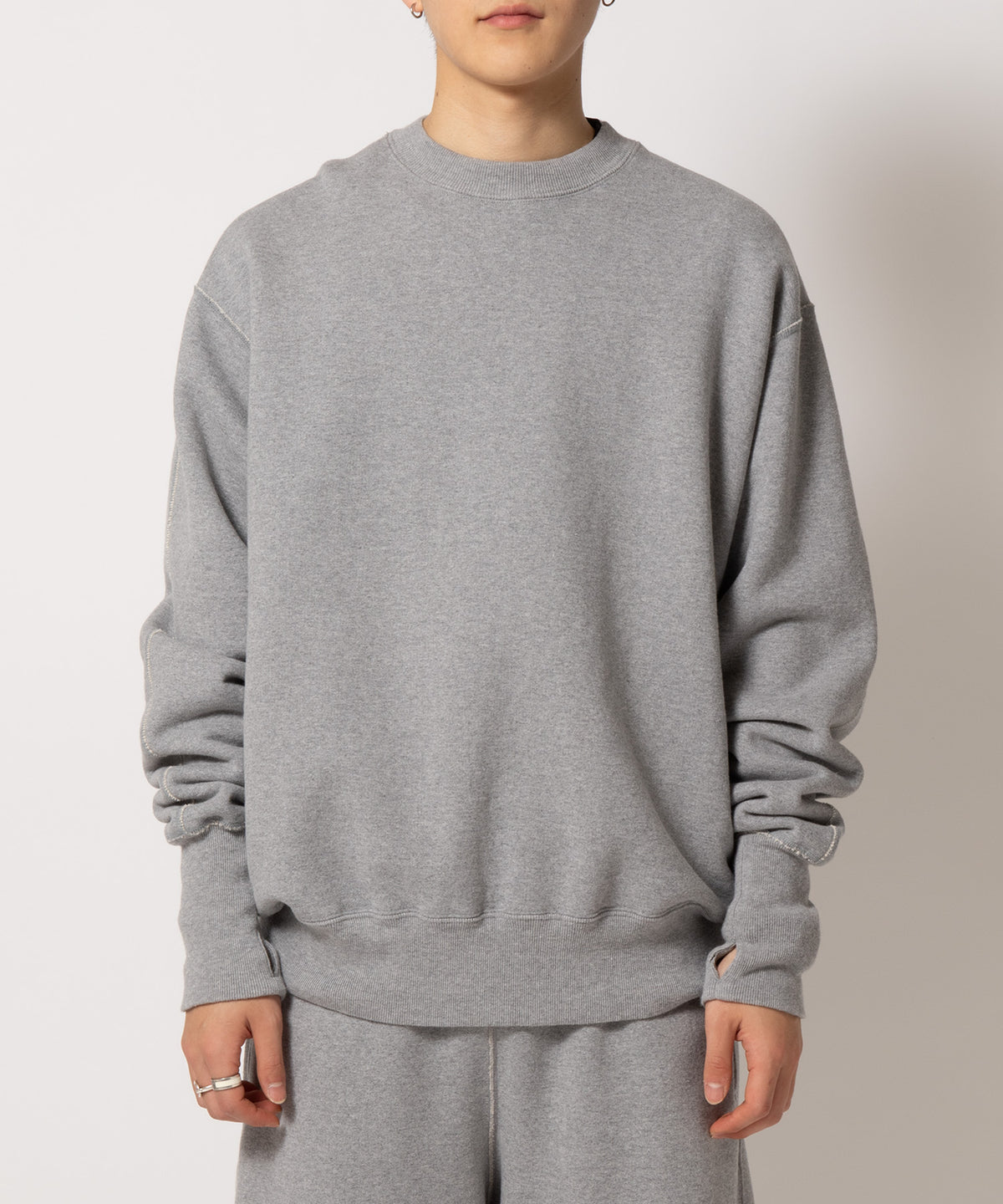 Split Raglan Sleeve Crew