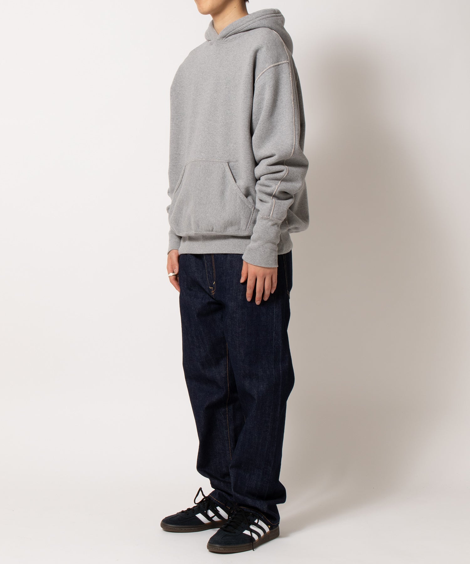 Split Raglan Sleeve Hoodie