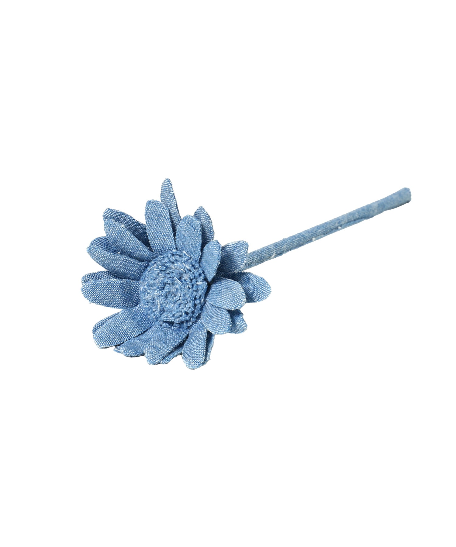 Unlikely Open Collar Work Chambray with Flower