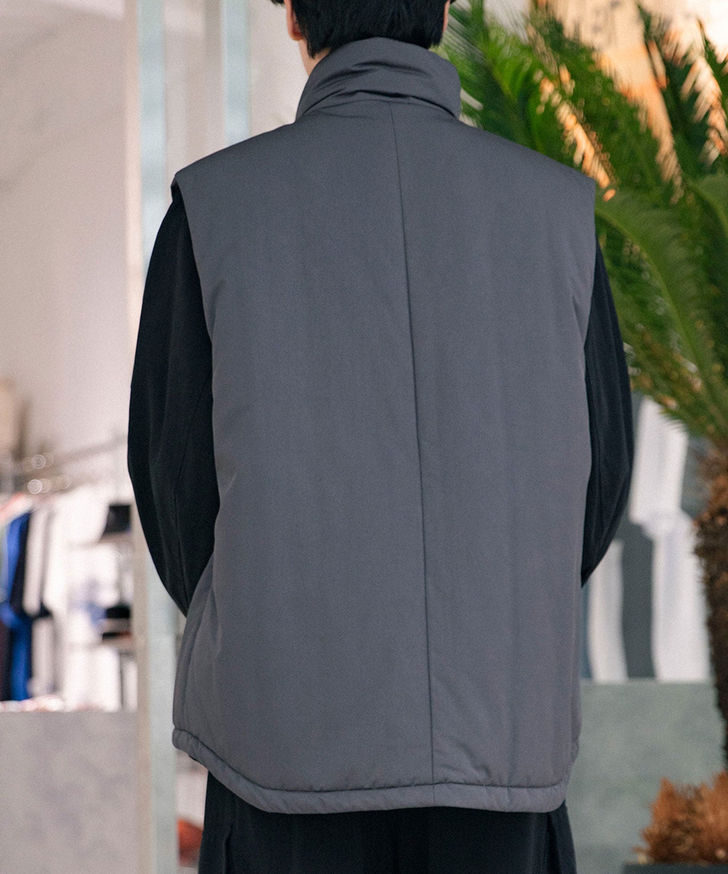 Vintage Nylon Twill Padded Vest