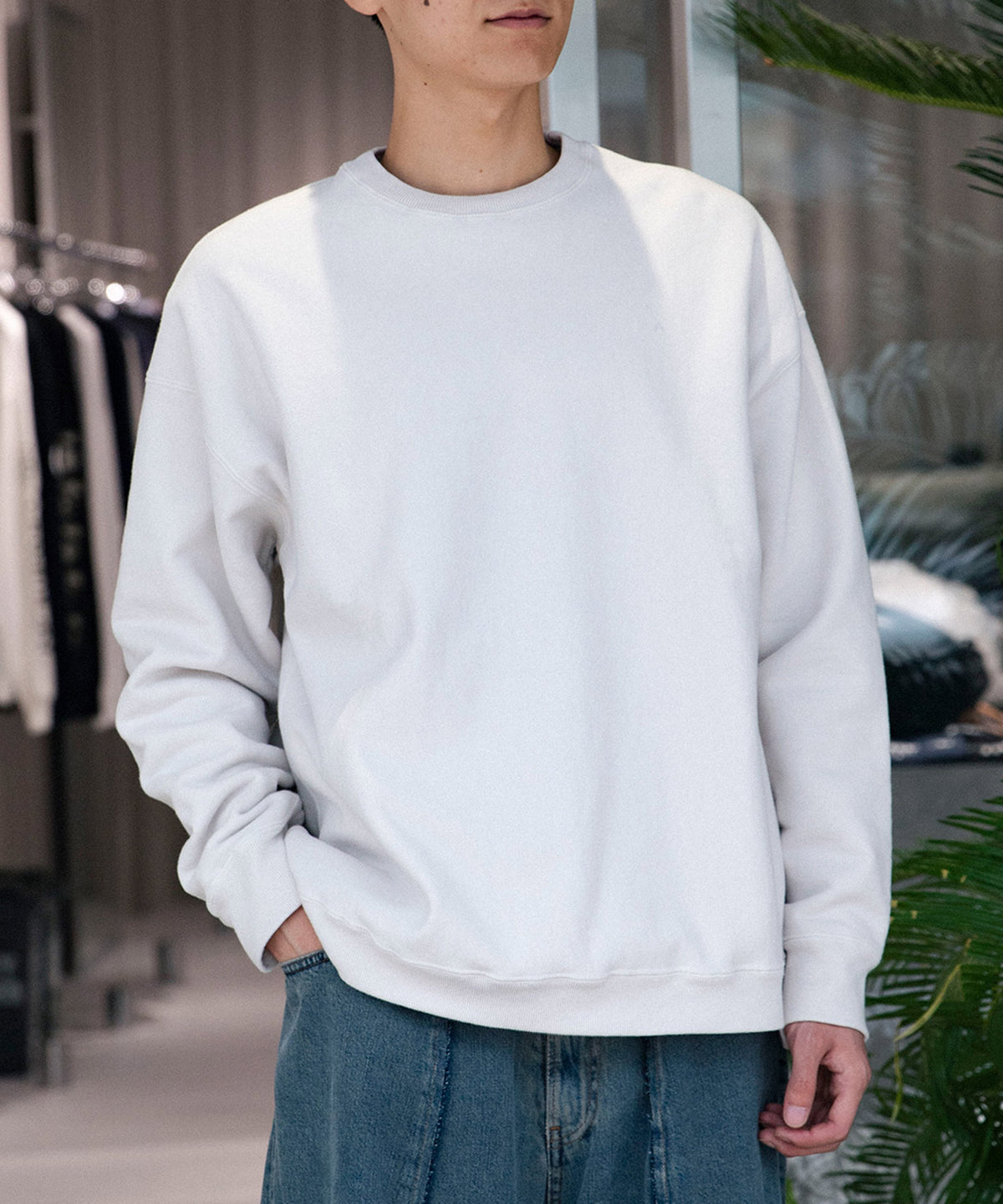 NATURAL DYED URAKE | OVERSIZED SWEAT SHIRT