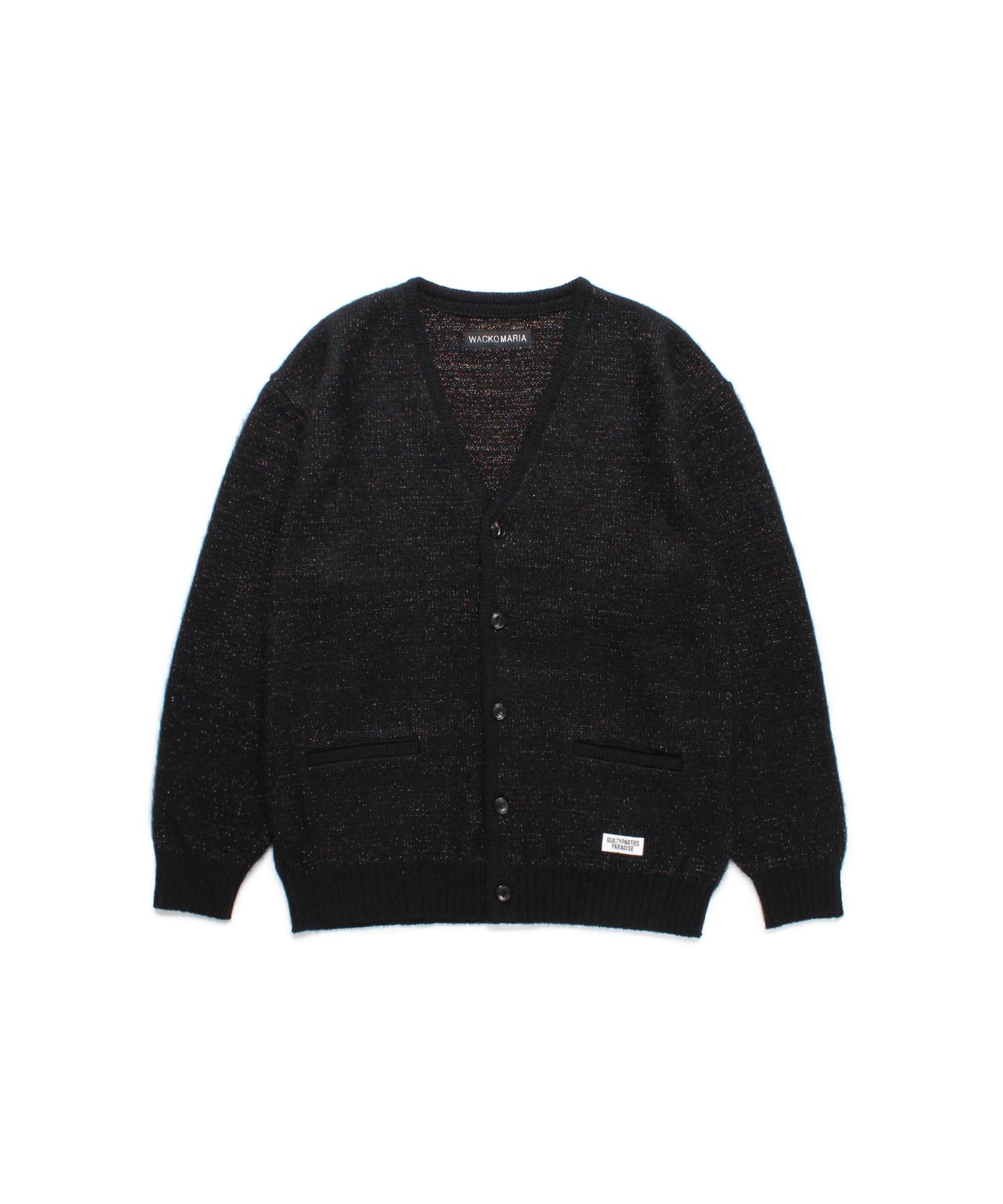 GLITTER MOHAIR KNIT CARDIGAN - WACKO MARIA (ワコマリア) - tops 