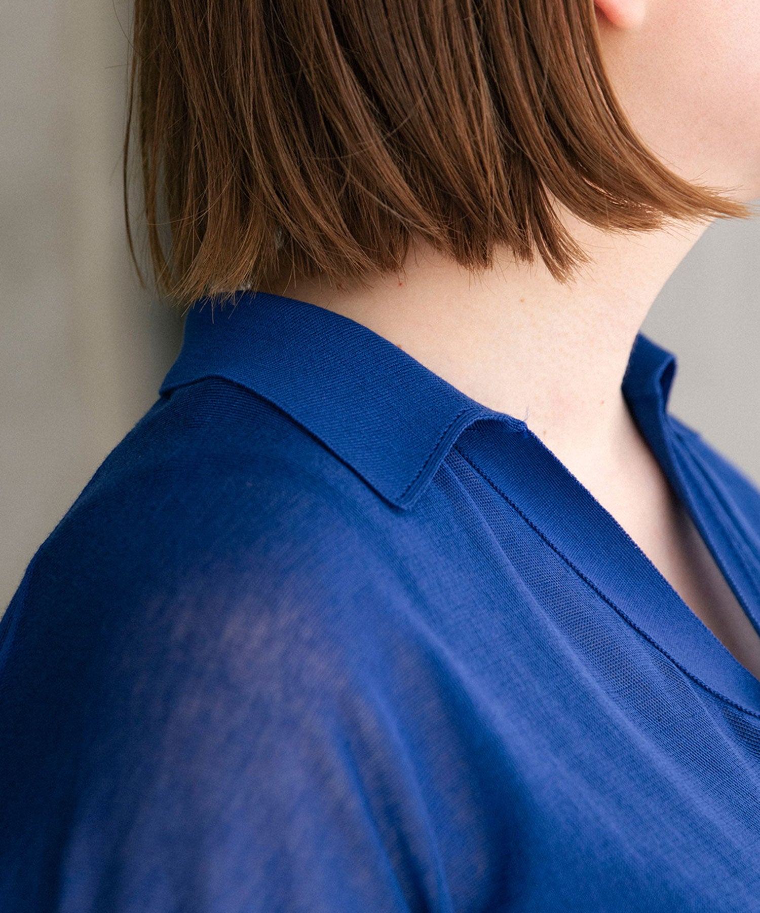 COMPACT COTTON | SKIPPER POLO SWEATER