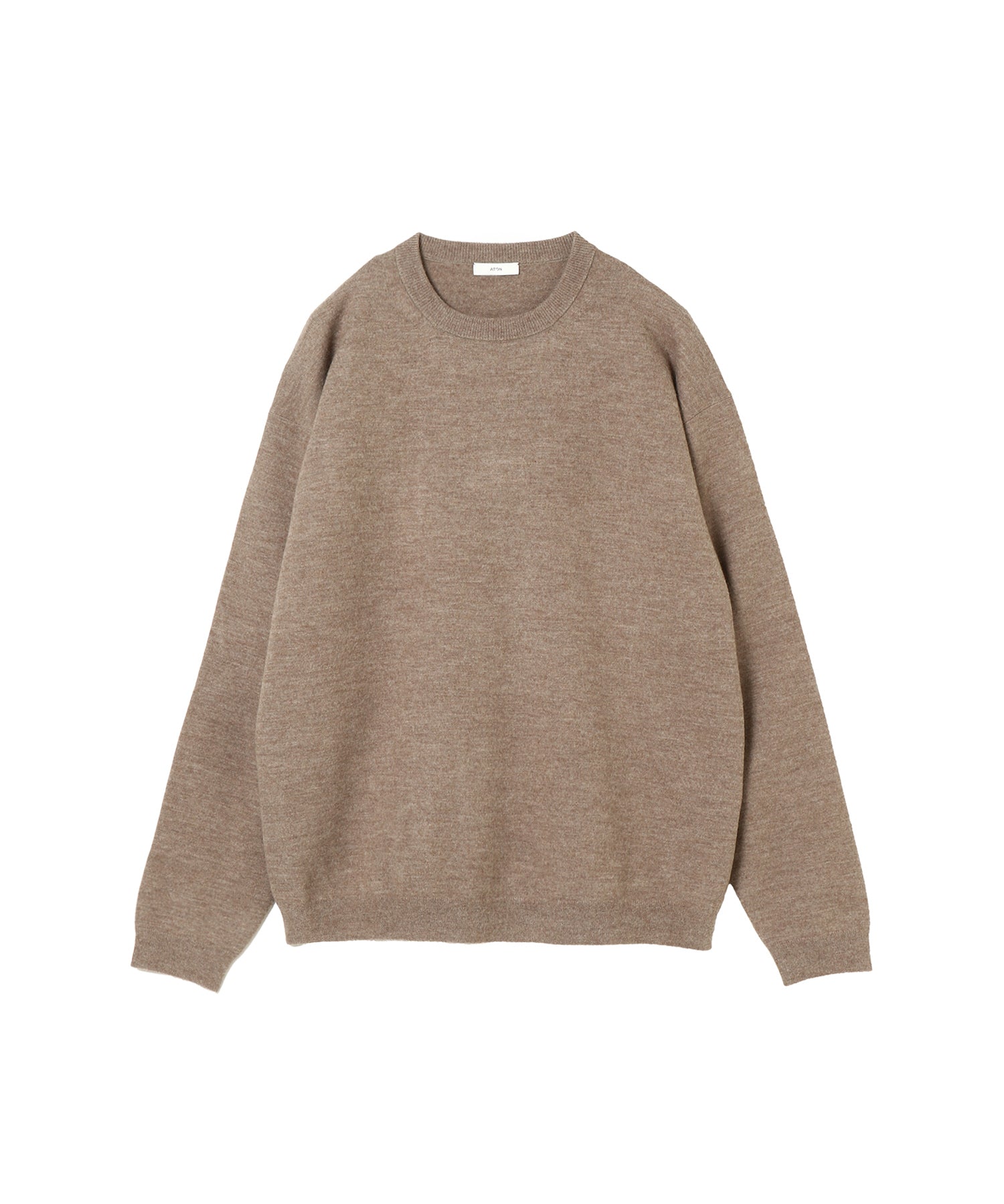 FINE WOOL MELTON | CREWNECK SWEATER - ATON (エイトン) - tops