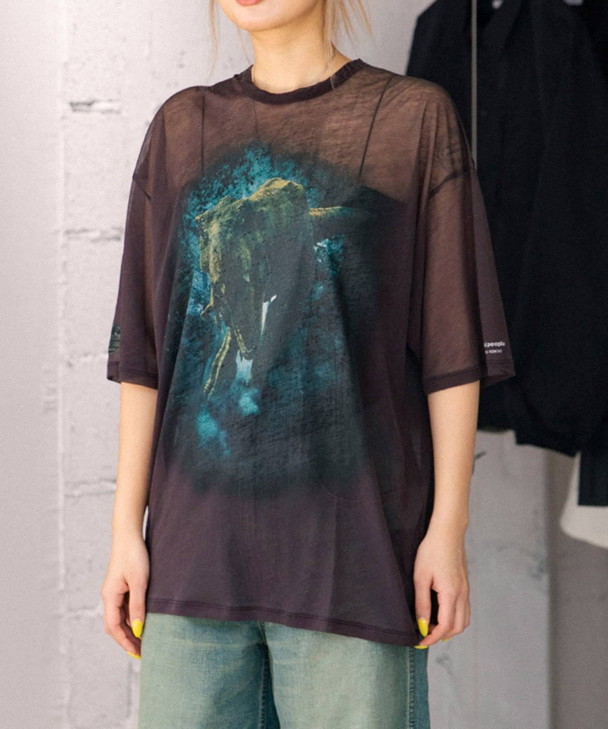 jurassic world sheer jersey big-T