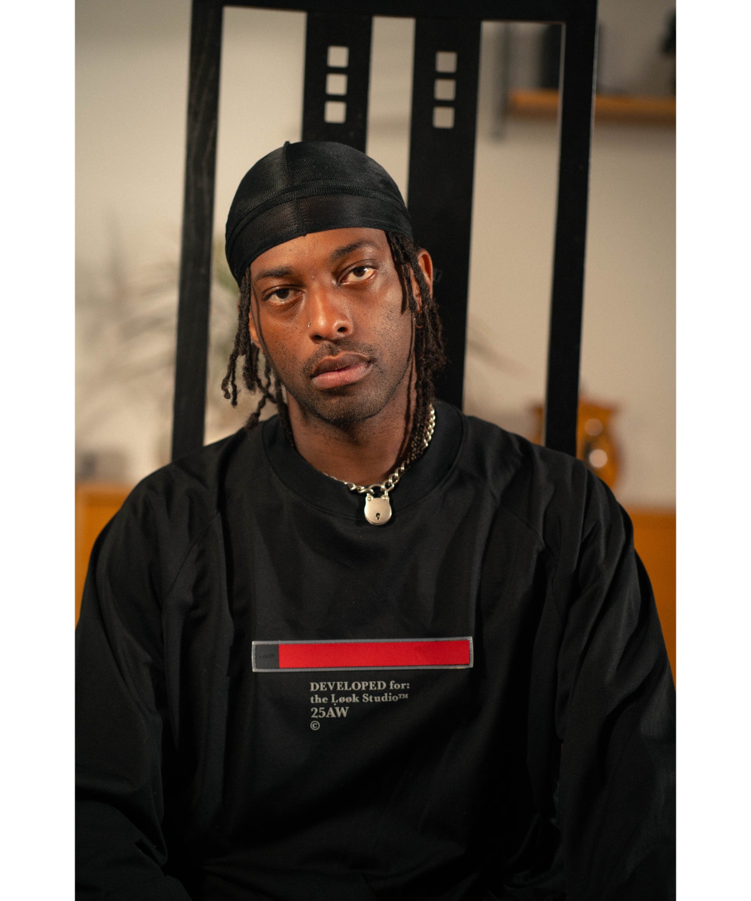 LONGSLEEVE PLATE TEE - LQQK Studio (ルックスタジオ) - tops