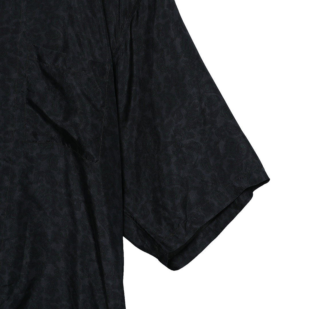 Silk Open Collar Shirt