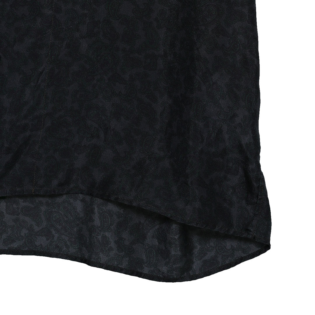 Silk Open Collar Shirt