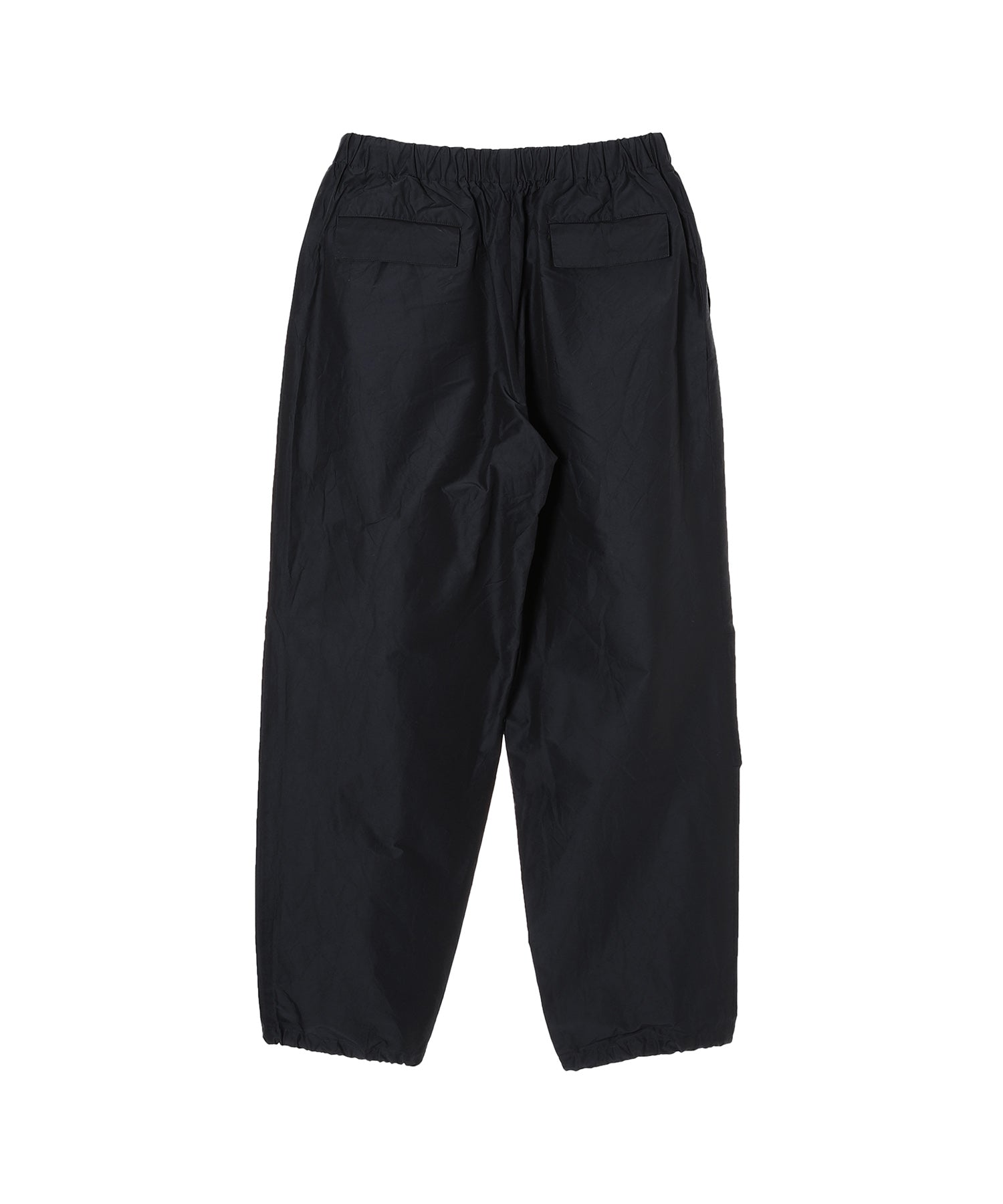 ORGANIC COTTON × SILK HIGH COUNT TYPEWRITER KNEE TUCK PANTS