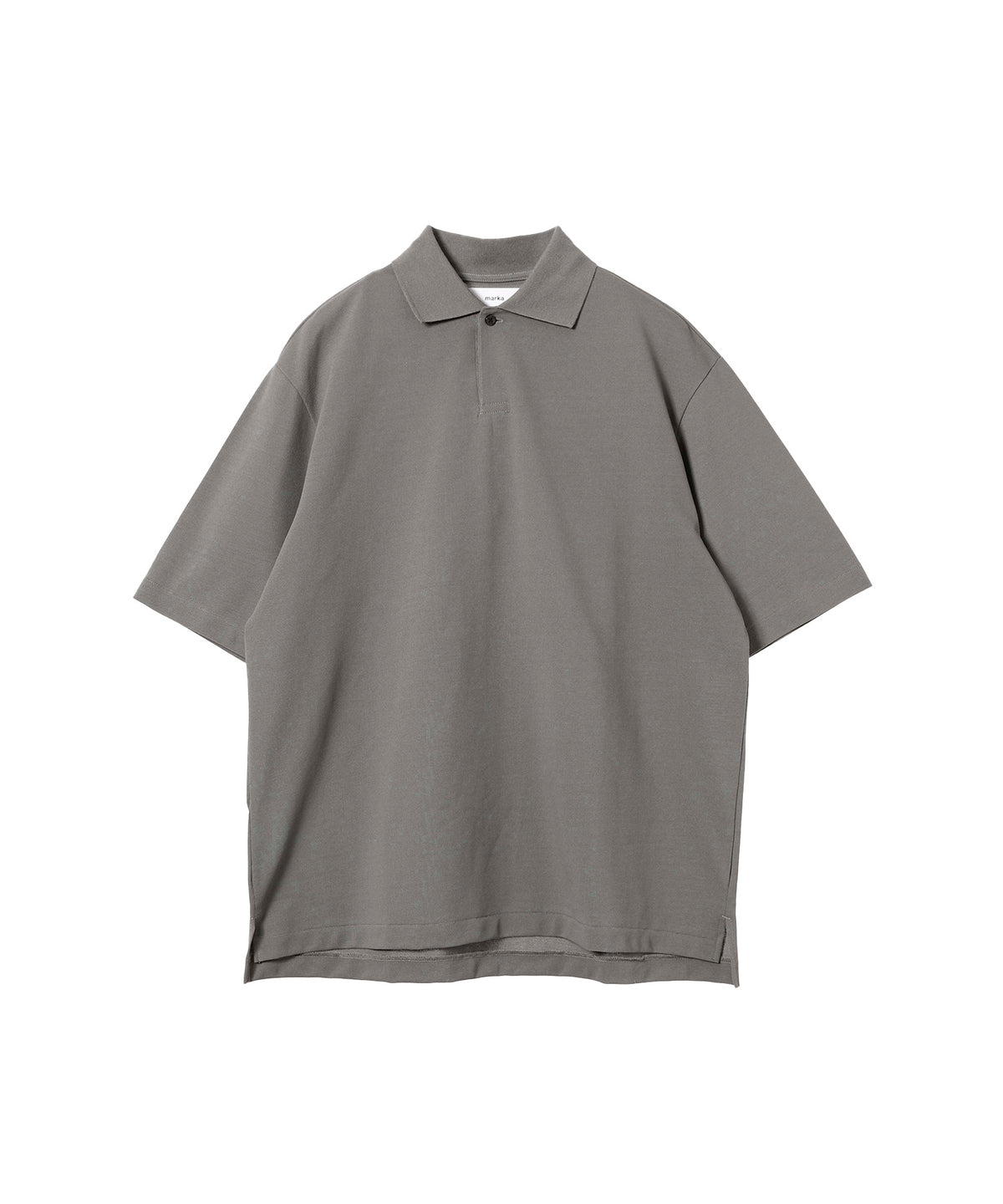 40//1 ORGANIC COTTON HIGH TWISTED PIQUE ONE BUTTON POLO S/S TEE