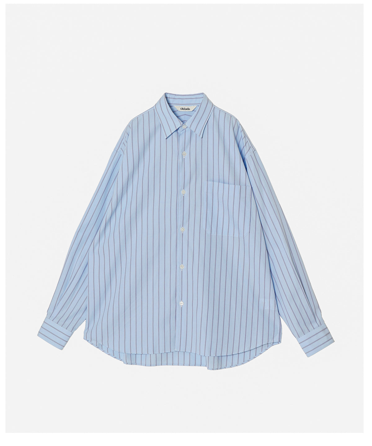 STRIPE AUTHENTIC SHIRT(BLUE) - 416TP078I20262