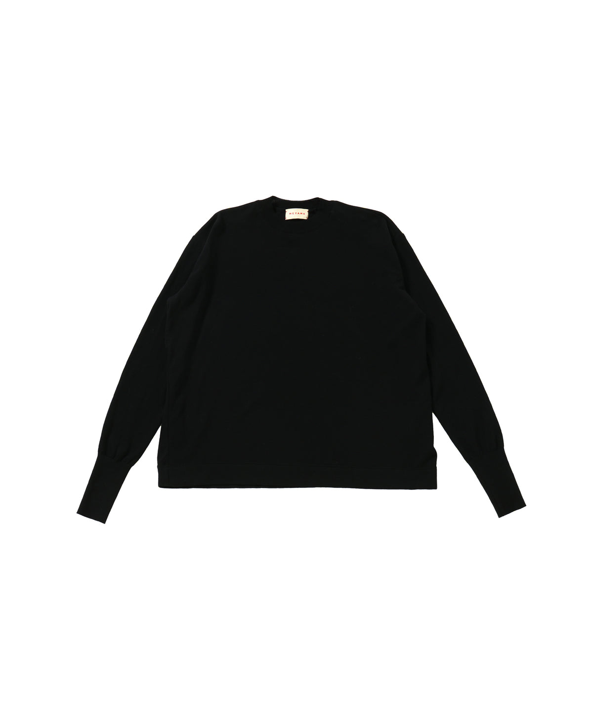 COTTON KNIT LONG SLEEVE TEE