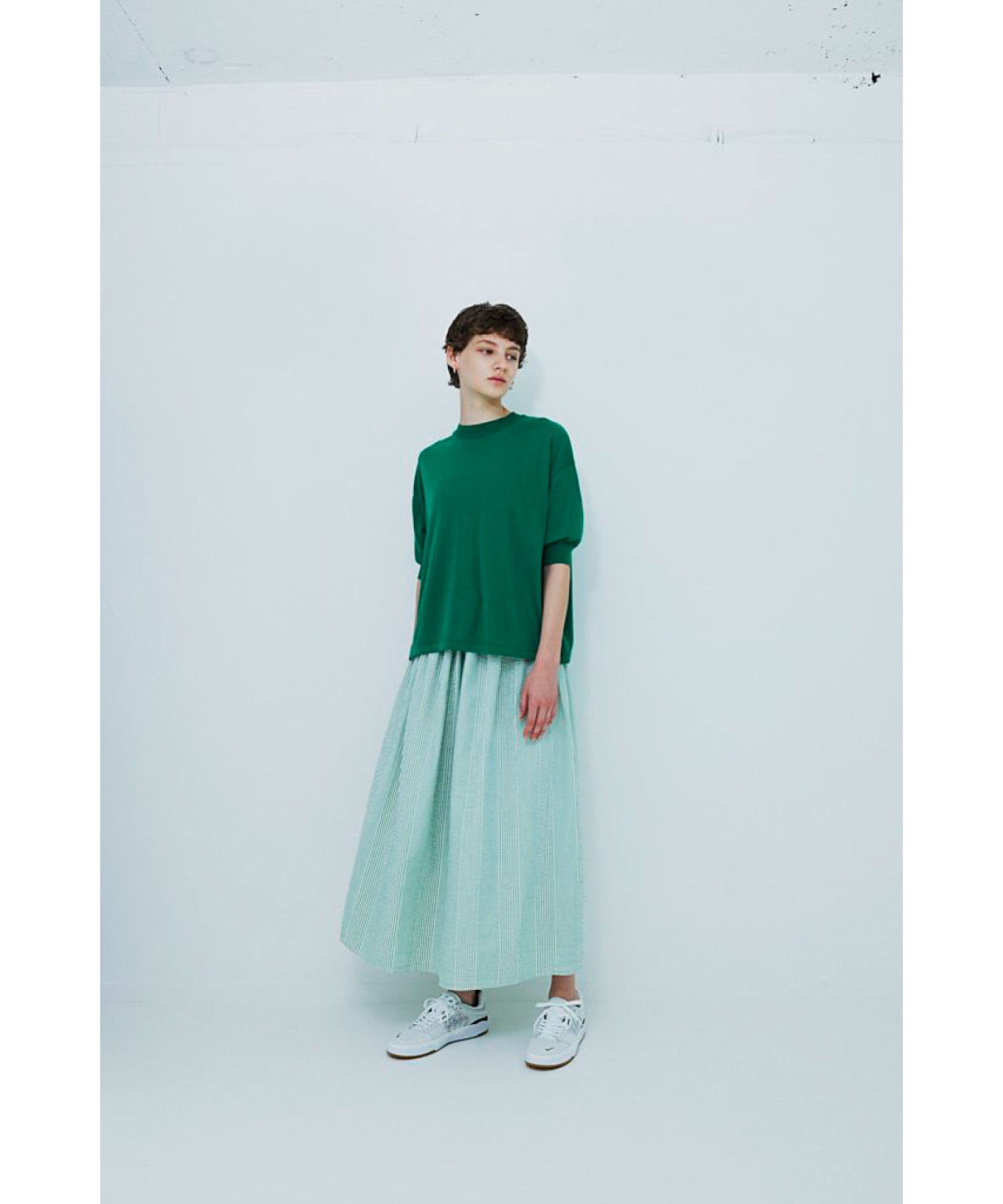 Striped Long Skirt