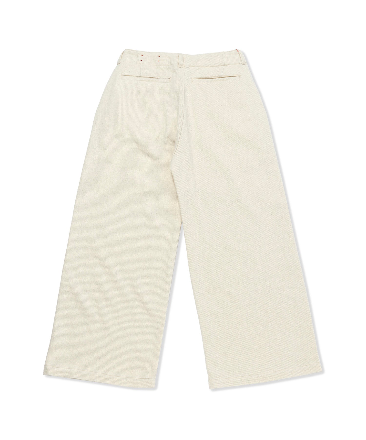 Raised Denim Wide Pants