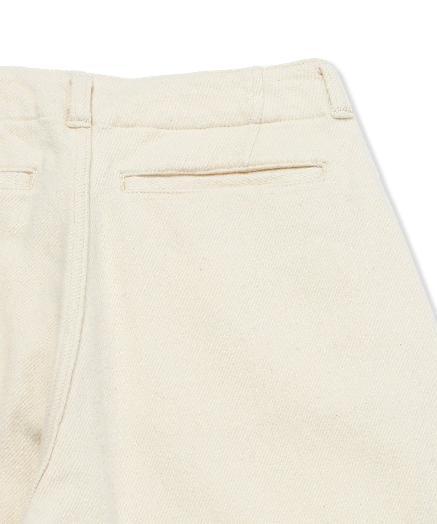 Raised Denim Wide Pants