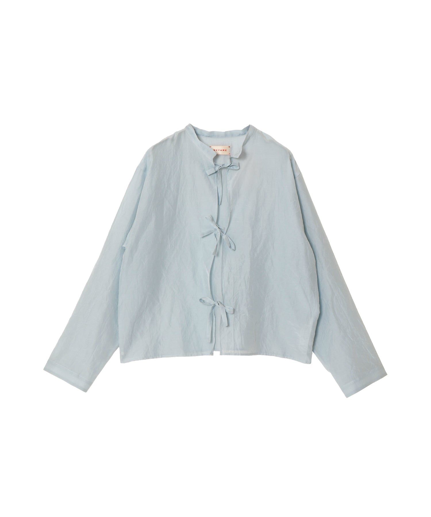 COTTON SILK BLOUSE JACKET - MEYAME (メヤメ) - outer (アウター