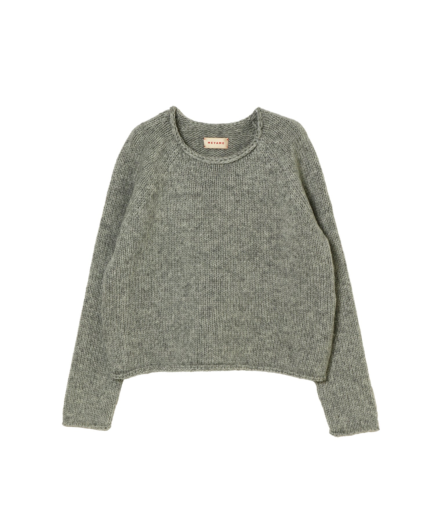 WASHABLE WOOL MIDDLE KNIT - MEYAME (メヤメ) - tops (トップス
