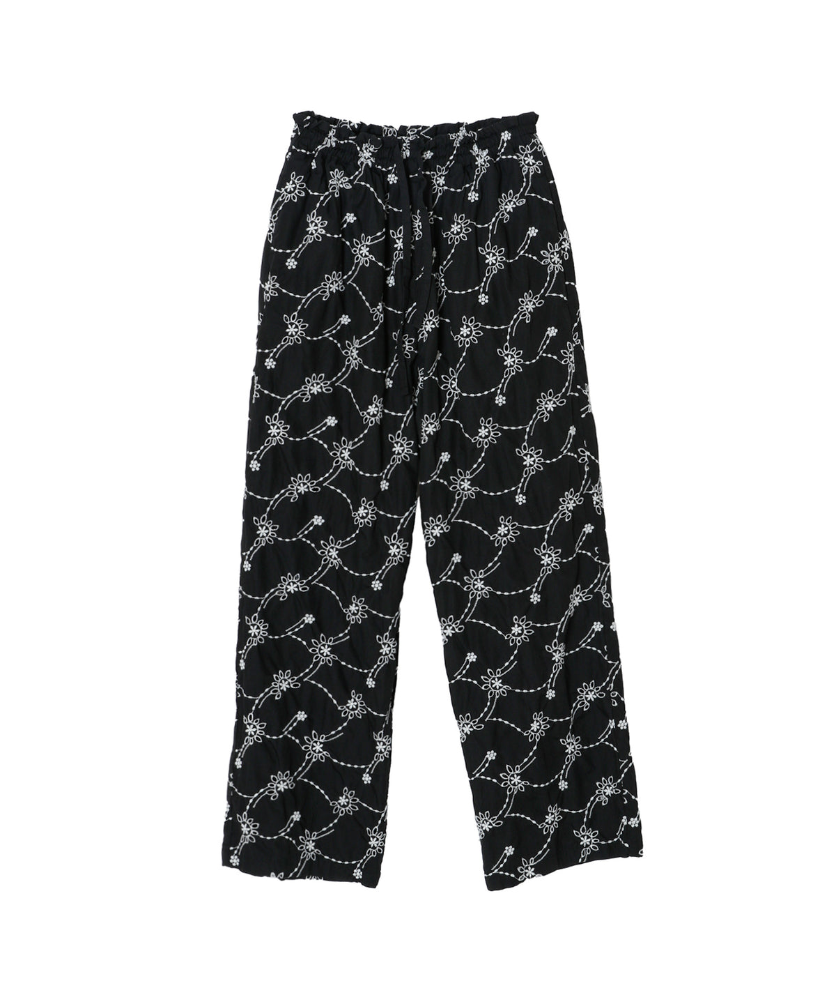 EMBROIDERED COZY PANTS