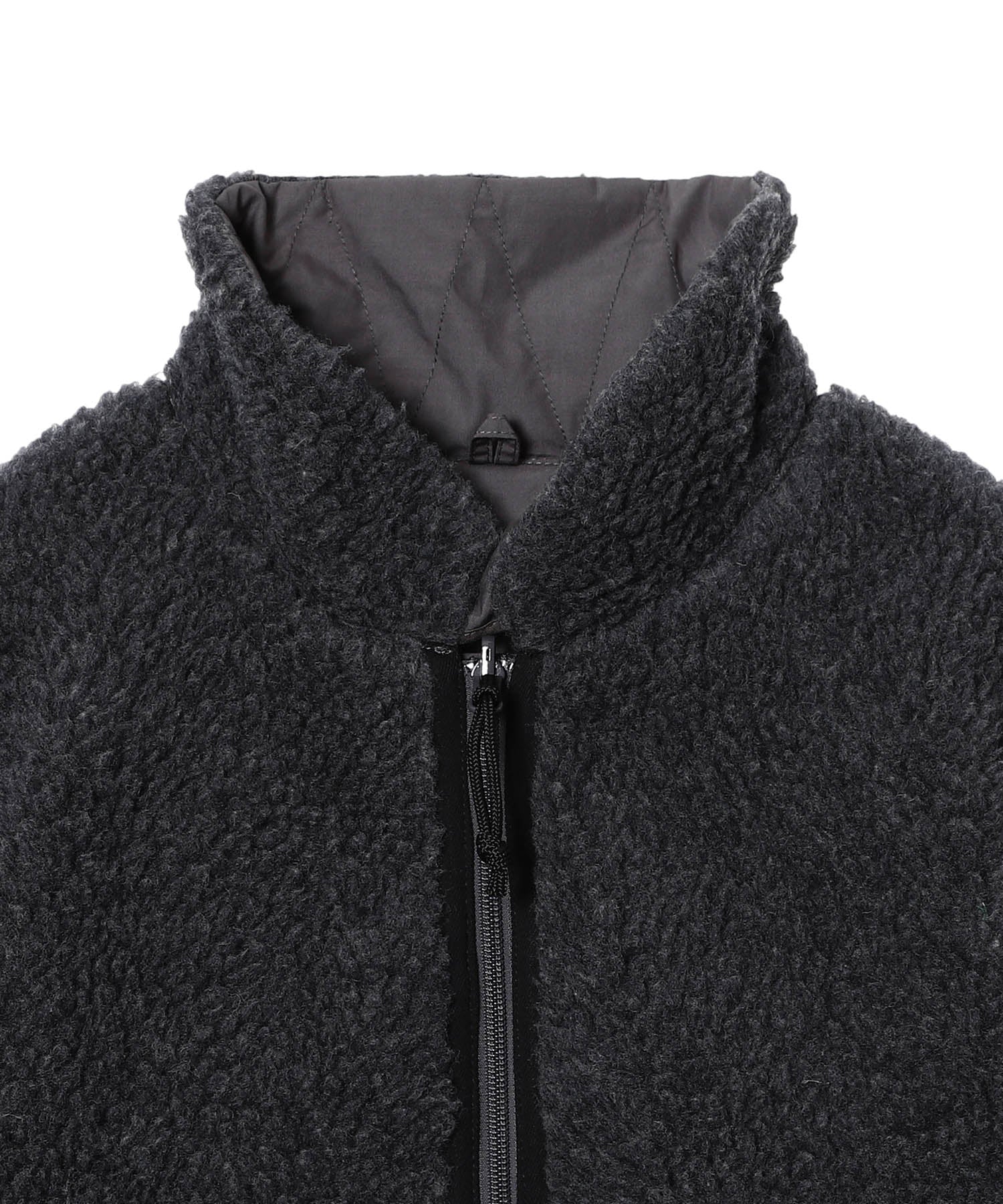 Wool Boa Field Reversible Jacket