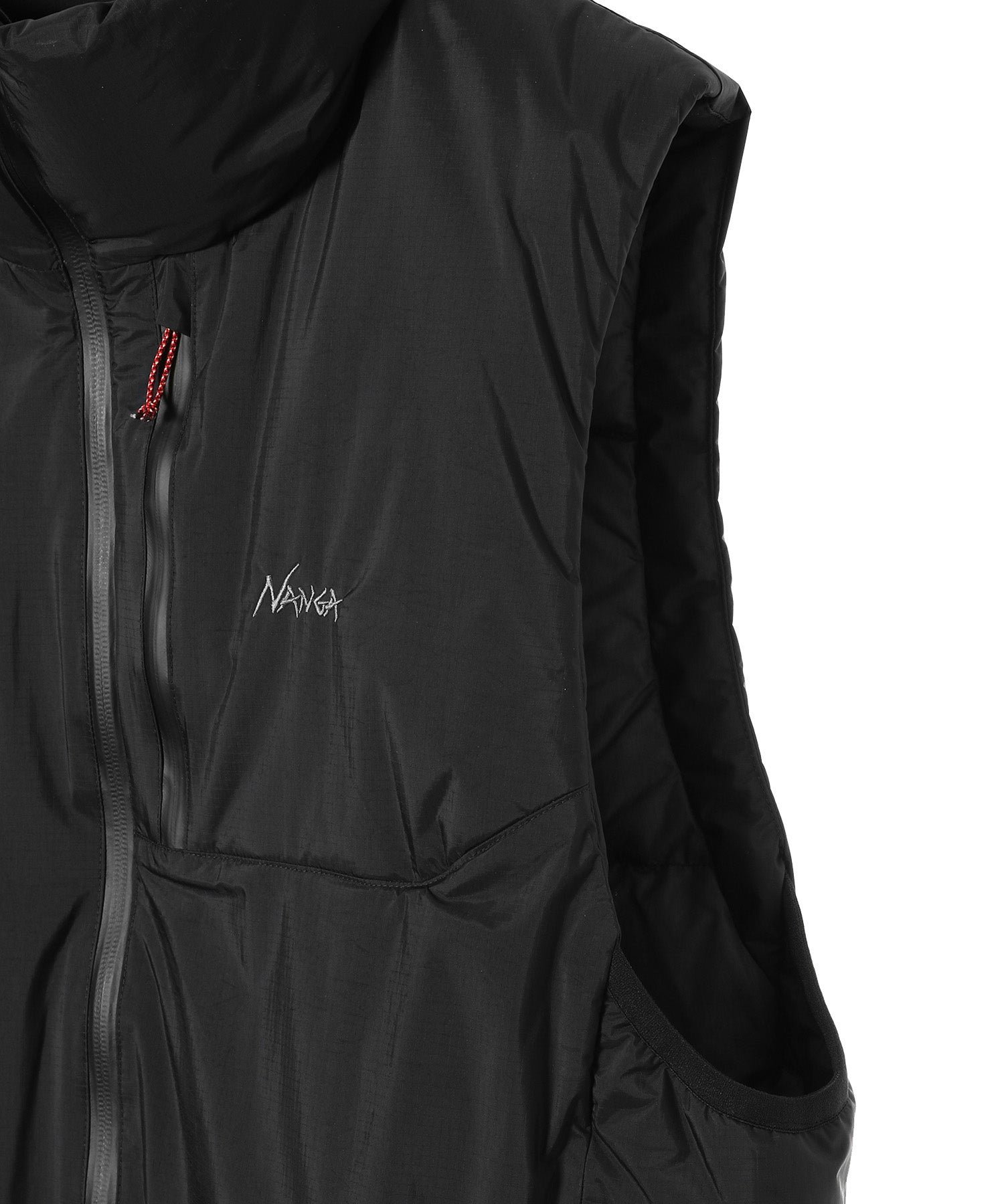 AURORA TEX STAND COLLAR DOWN VEST