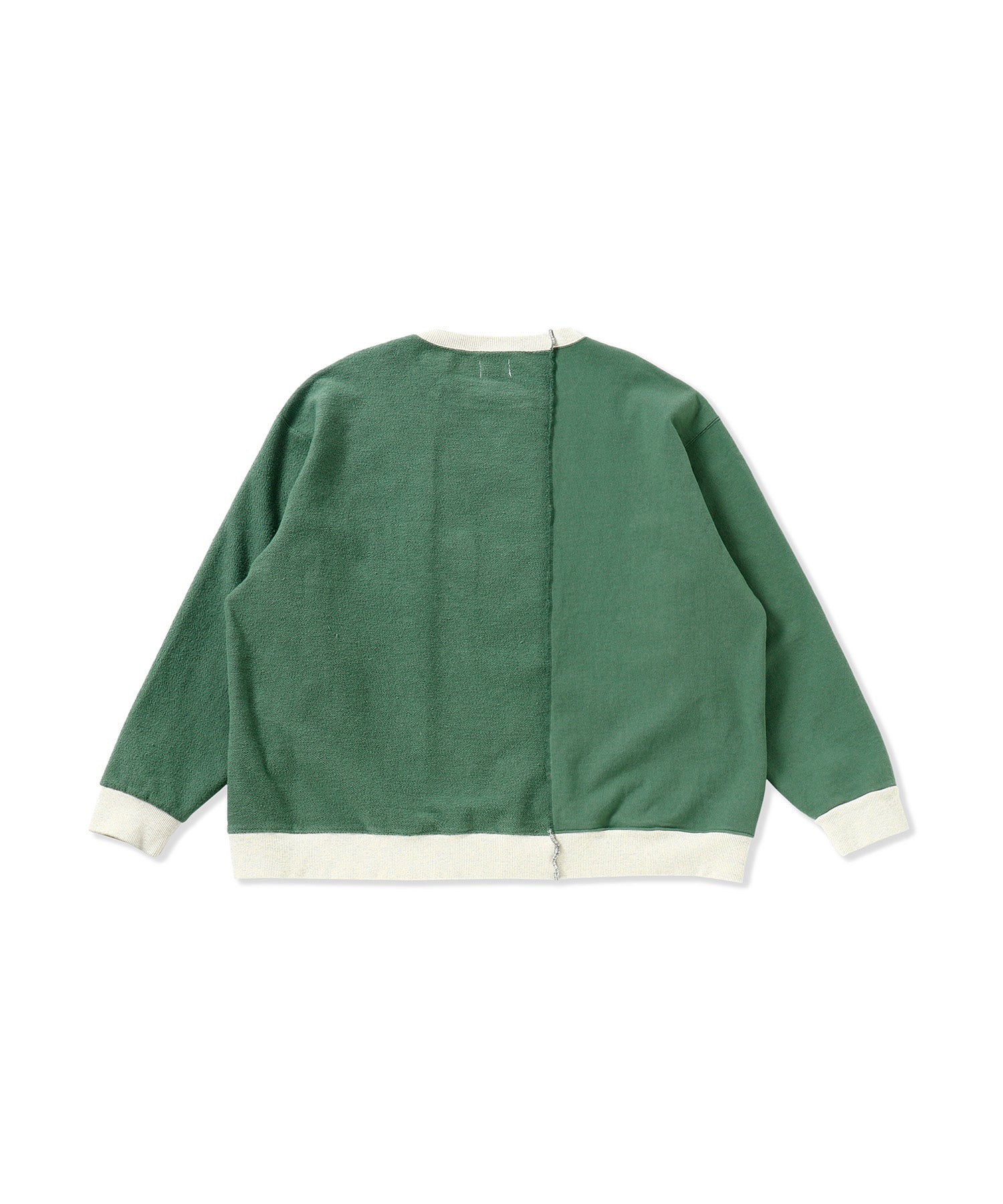 Asymmetric Switching Sweat Shirt