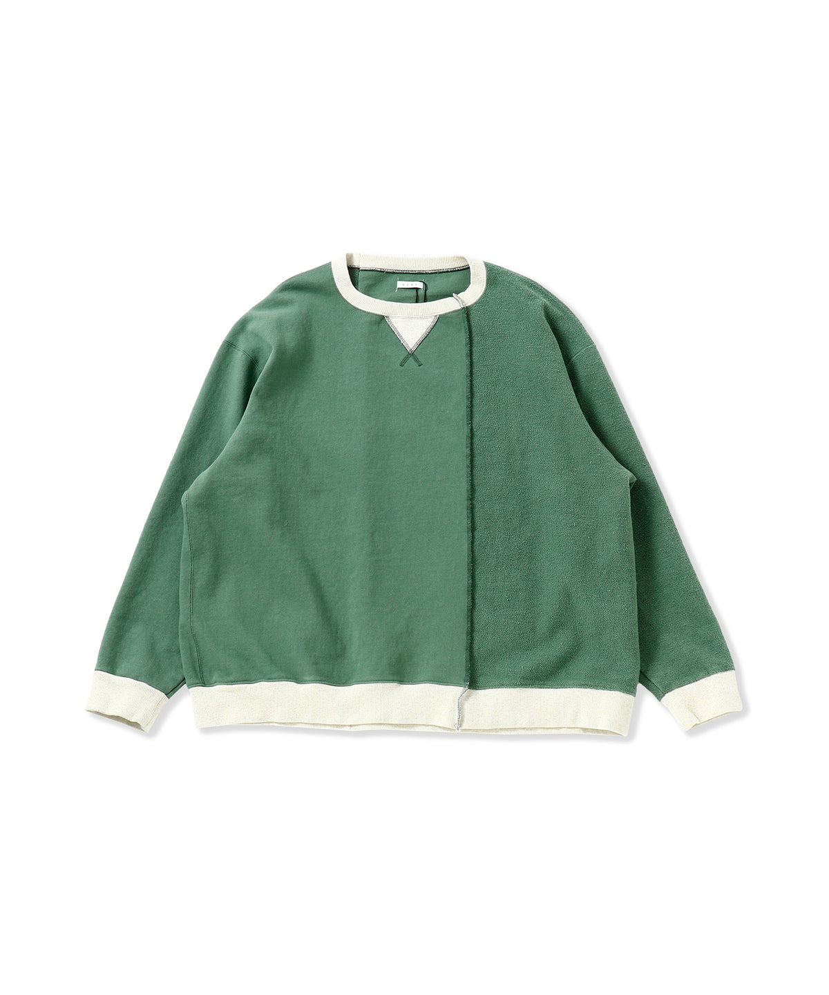 Asymmetric Switching Sweat Shirt