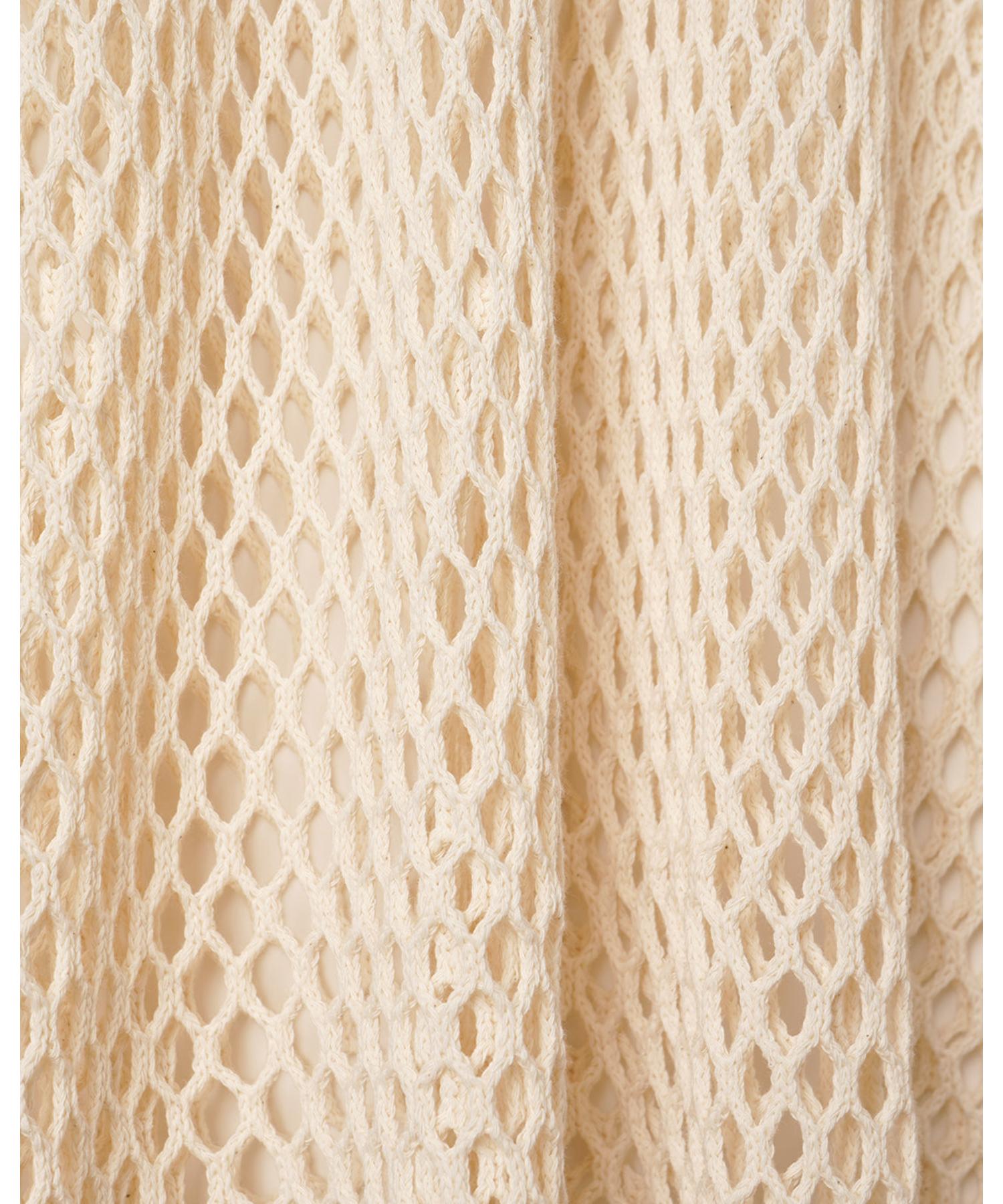 MESH TAPED NO SLEEVE TEE