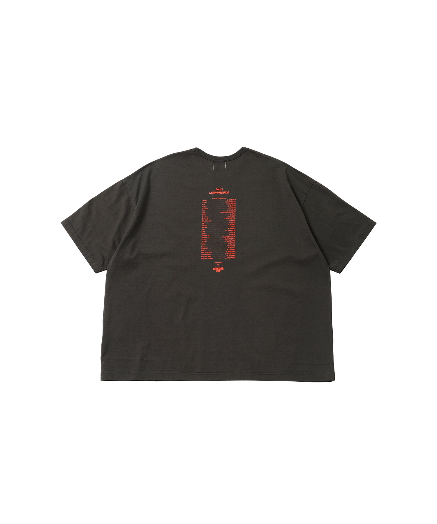 SILKETE COTTON PRINT TEE "(not) LOW-PROFILE"