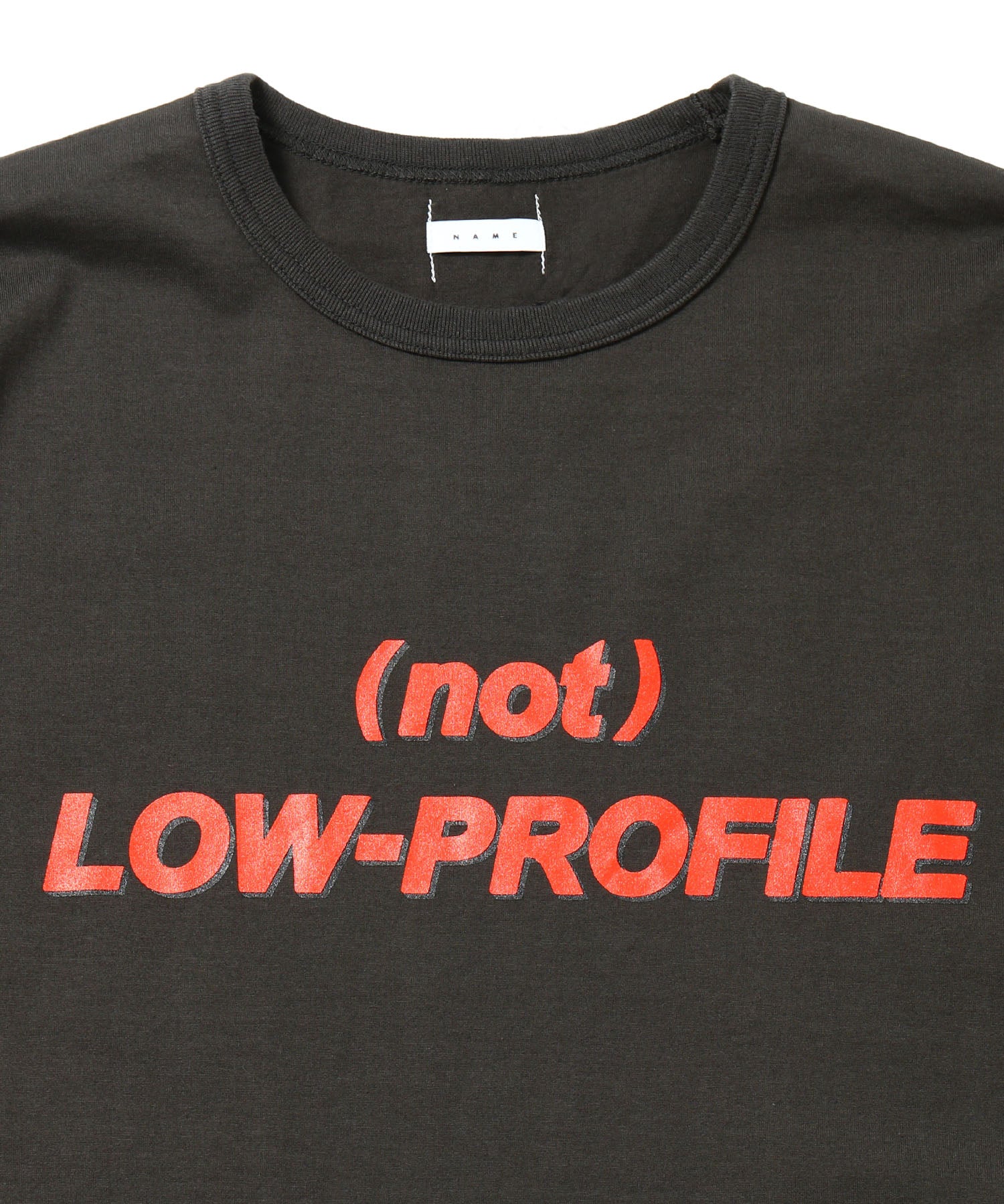 SILKETE COTTON PRINT TEE "(not) LOW-PROFILE"