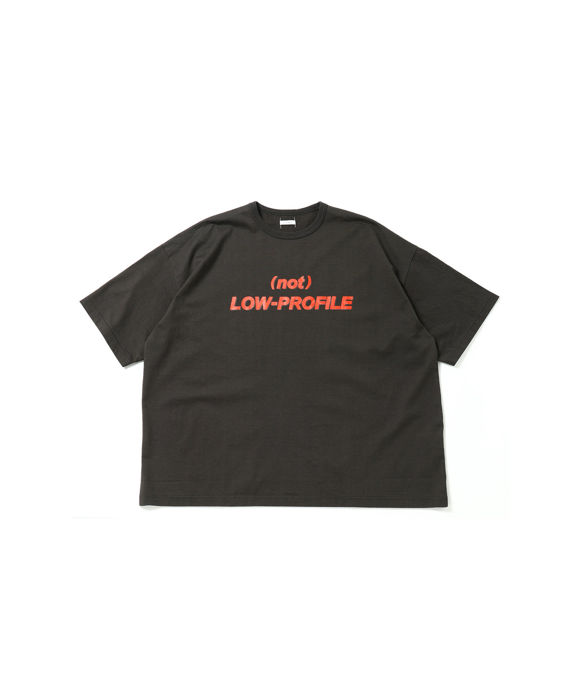 SILKETE COTTON PRINT TEE "(not) LOW-PROFILE"