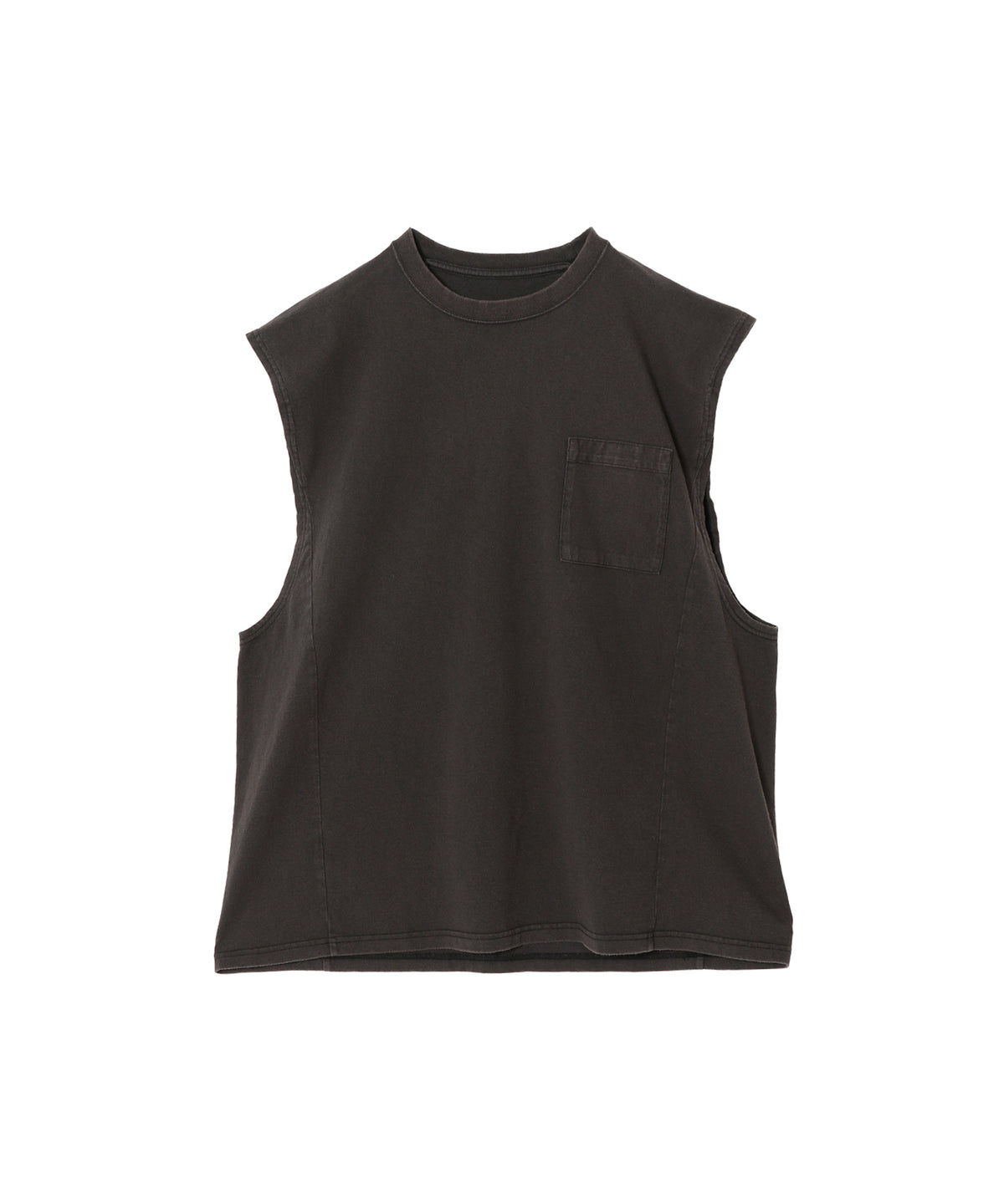 REVERSIBLE LOOSE FIT NO SLEEVE TEE : FADED