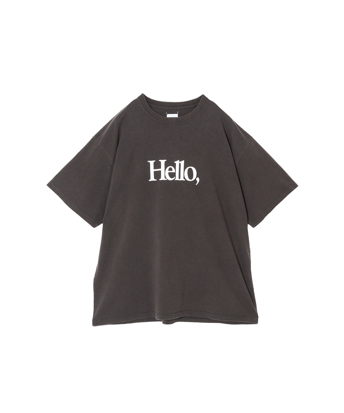 LOOSE FIT PRINT TEE : HELLO,GOOD BUY!