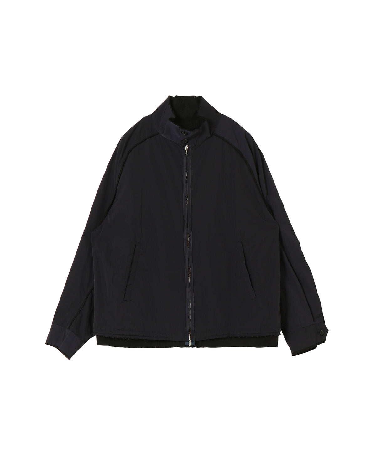 REVERSIBLE HARRINGTON JACKET : IRREGULAR INSIDE OUT
