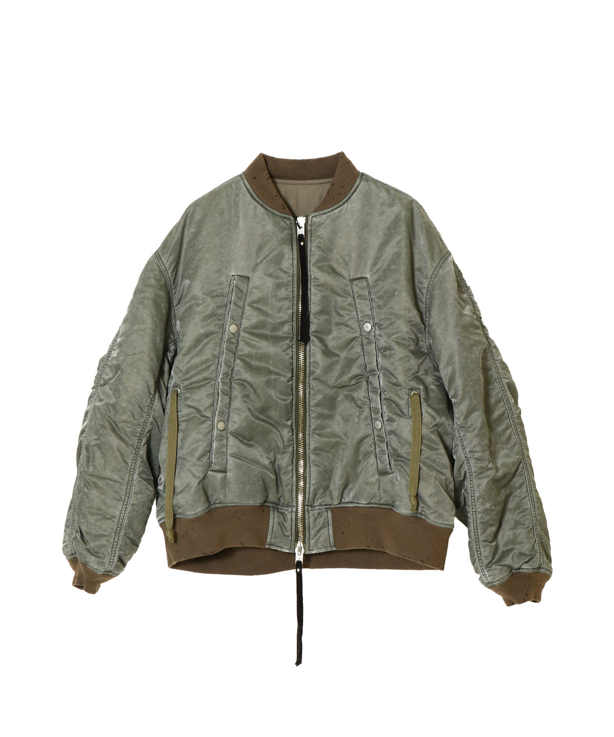 WIDE POCKET FLIGHT JACKET : FADED