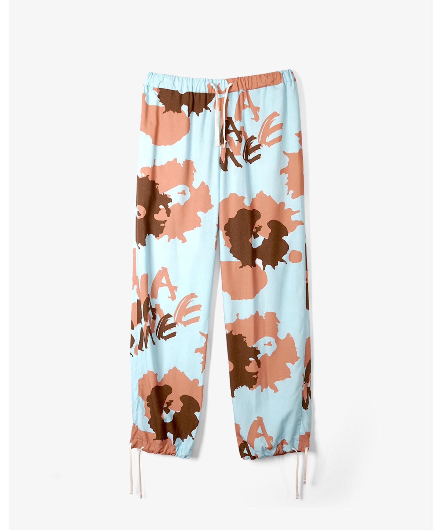 JAGUAR FLOWER RAYON EASY PANTS - Name. (ネーム) - bottom (ボトムス 
