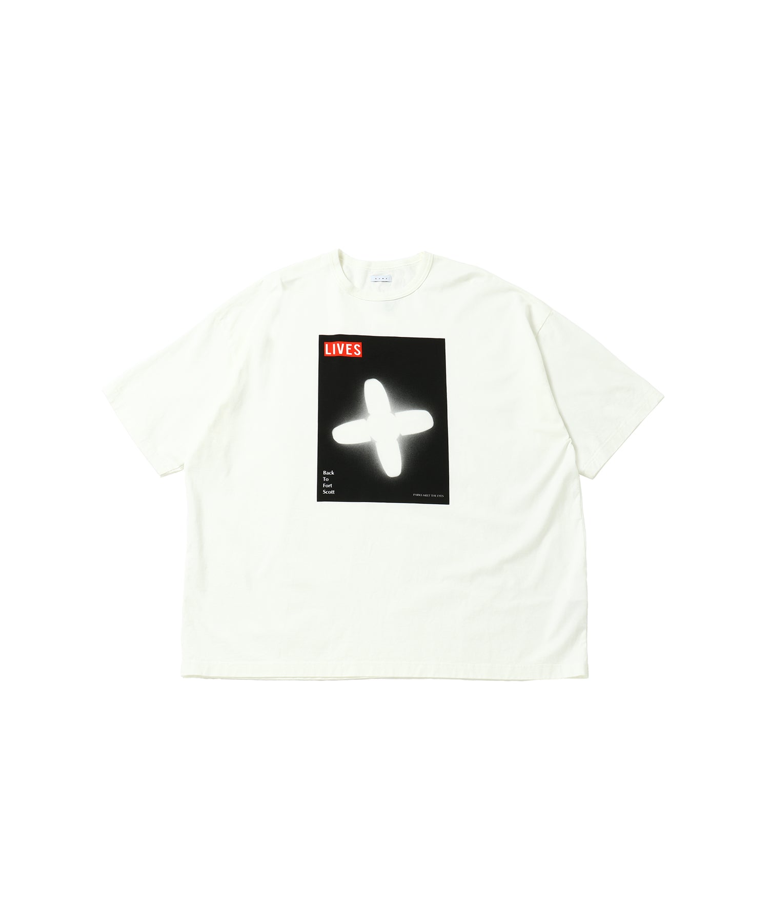 SILKETE COTTON PHOTO PRINT TEE "LIVES"