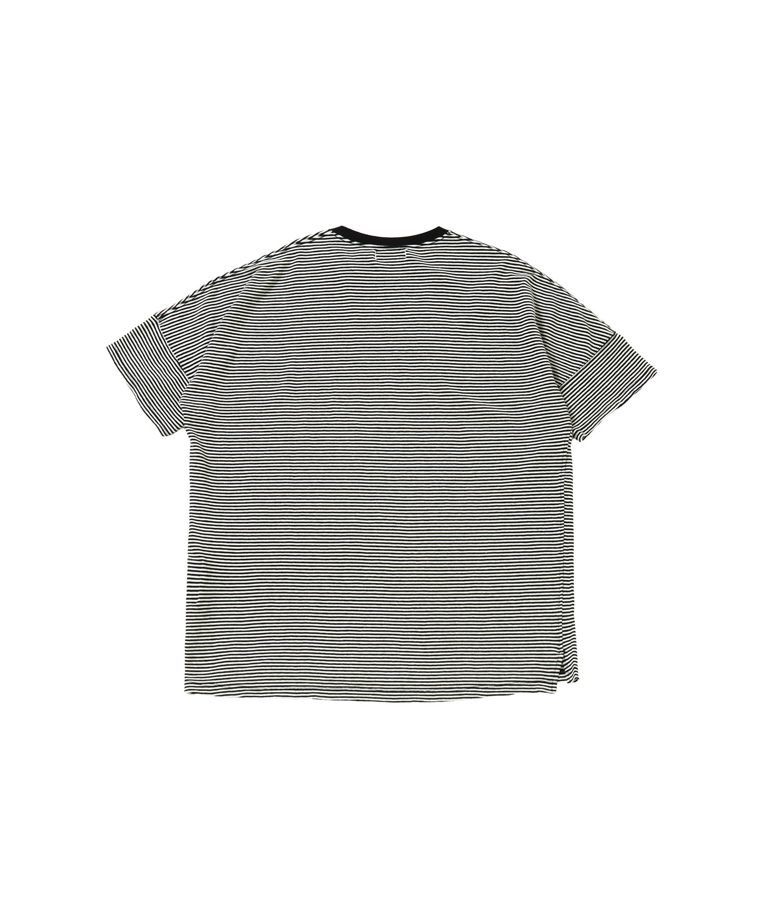 CLERK S/S TEE C/L PIQUE BORDER